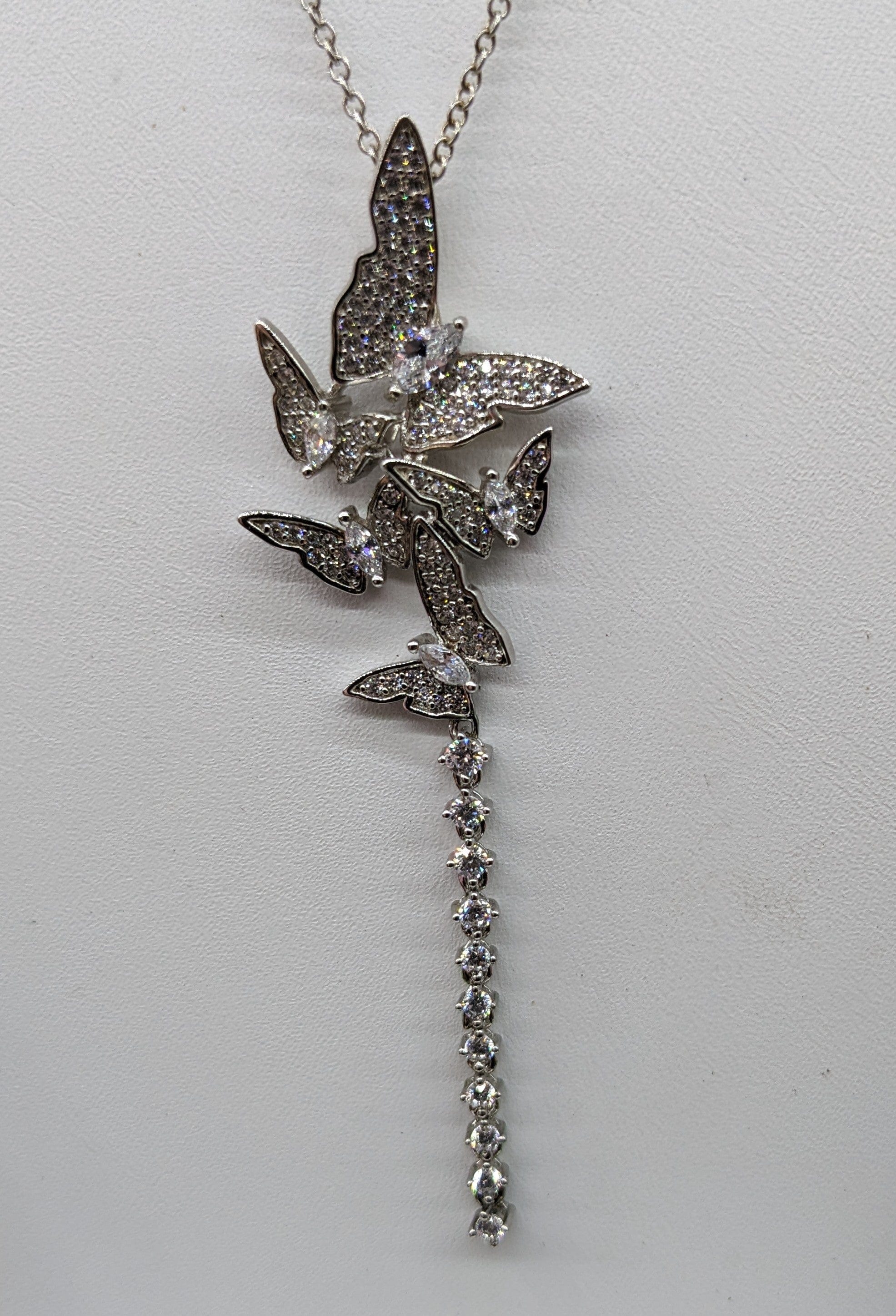 Fluttering Butterflies Necklace and Earrings-TOP Quality, Spectacular!、mySite、g9winljtr