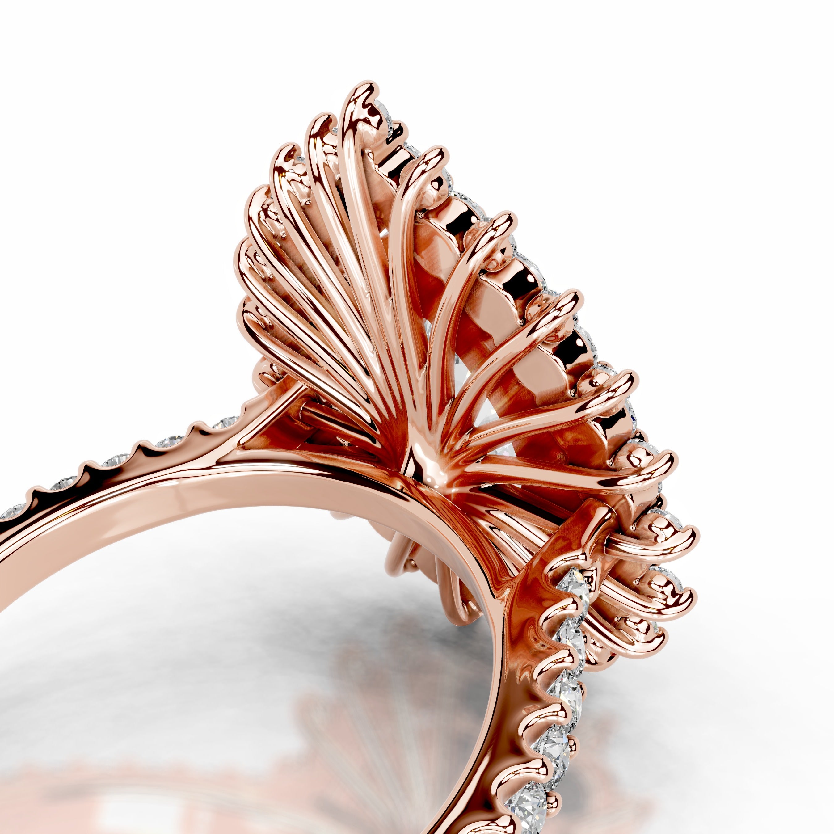Clara Lab Grown Diamond Ring - 14K Rose Gold、mySite、hinf8tx79