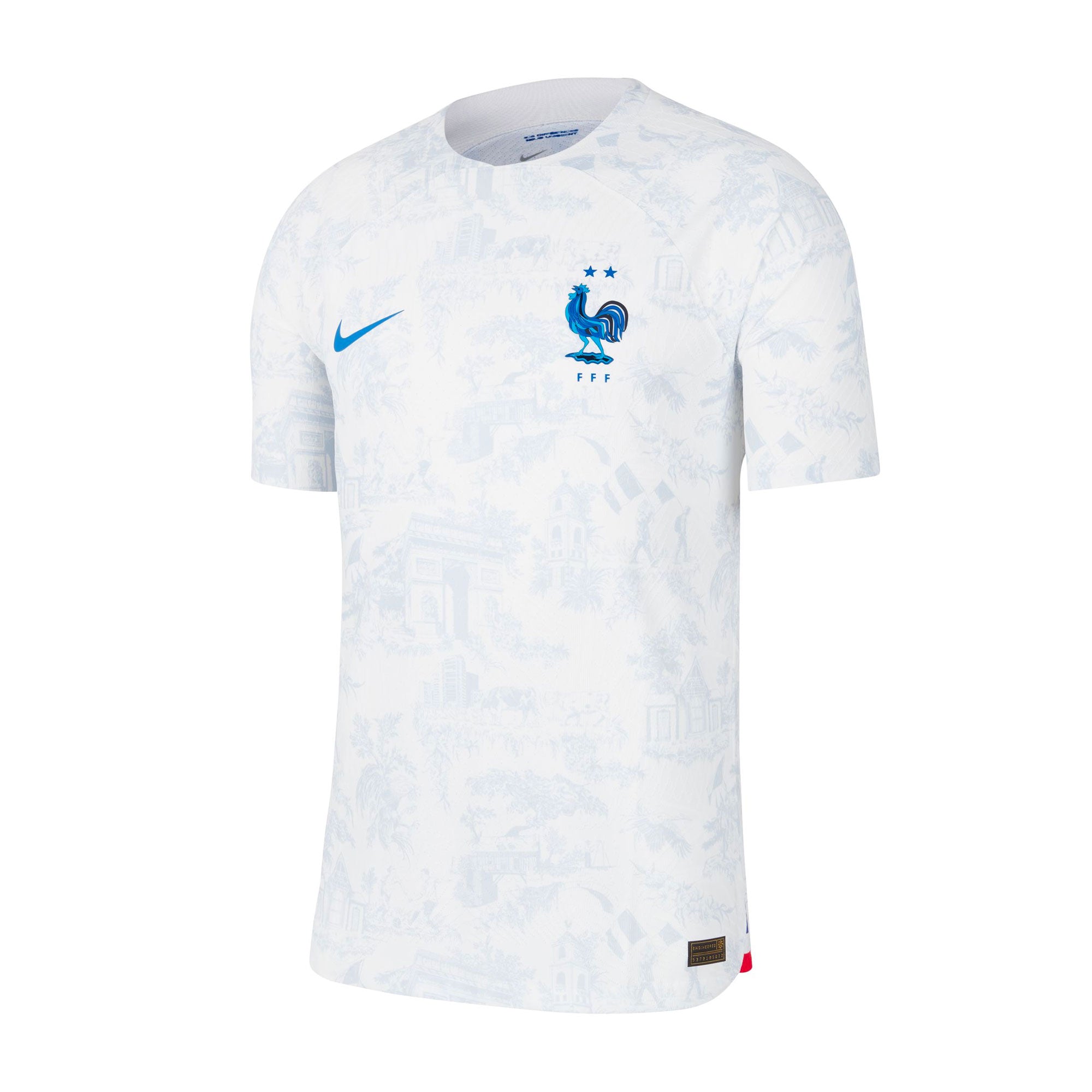 Nike Men's France 2022/23 Dri-FIT ADV Away Jersey White/Game Royal、mySite、bottomscart