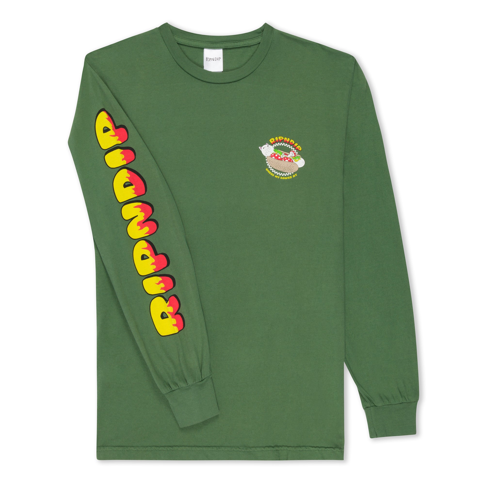  Glizzy Long Sleeve (Olive)、mySite、merchandisen