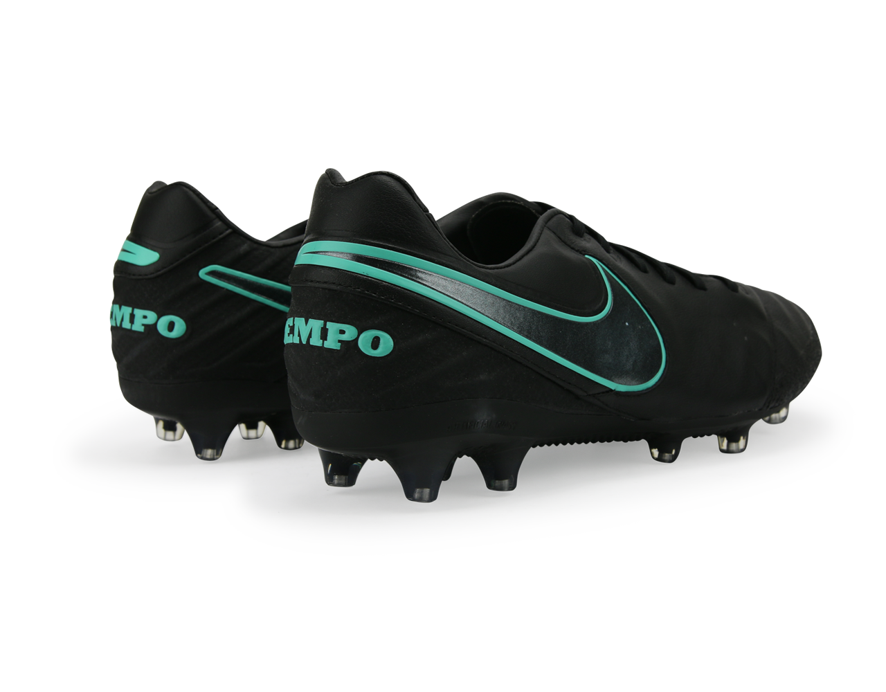Nike Men's Tiempo Legacy II AG-Pro Black/Hyper Turqouise、mySite、noshort