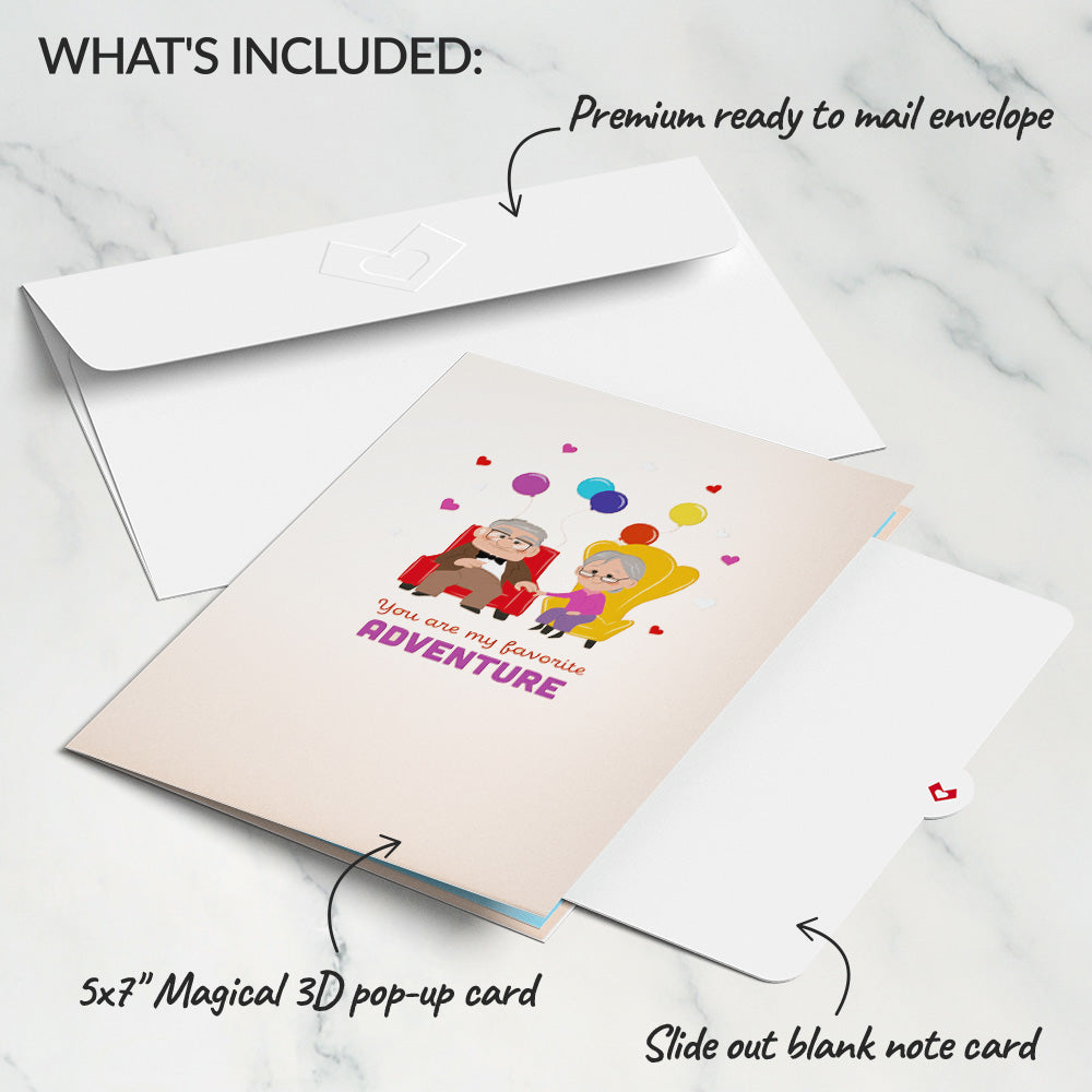 Disney and Pixar Up My Greatest Adventure Valentine Pop-Up Card、mySite、solidvoid