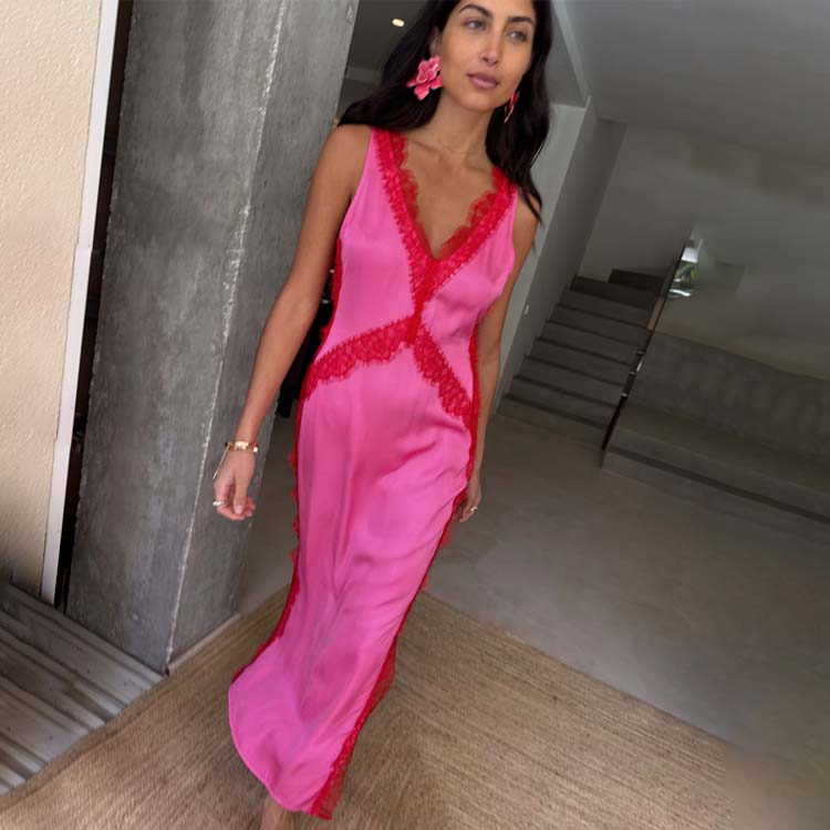 Pink and Red Clio Dress、mySite、solidvoid