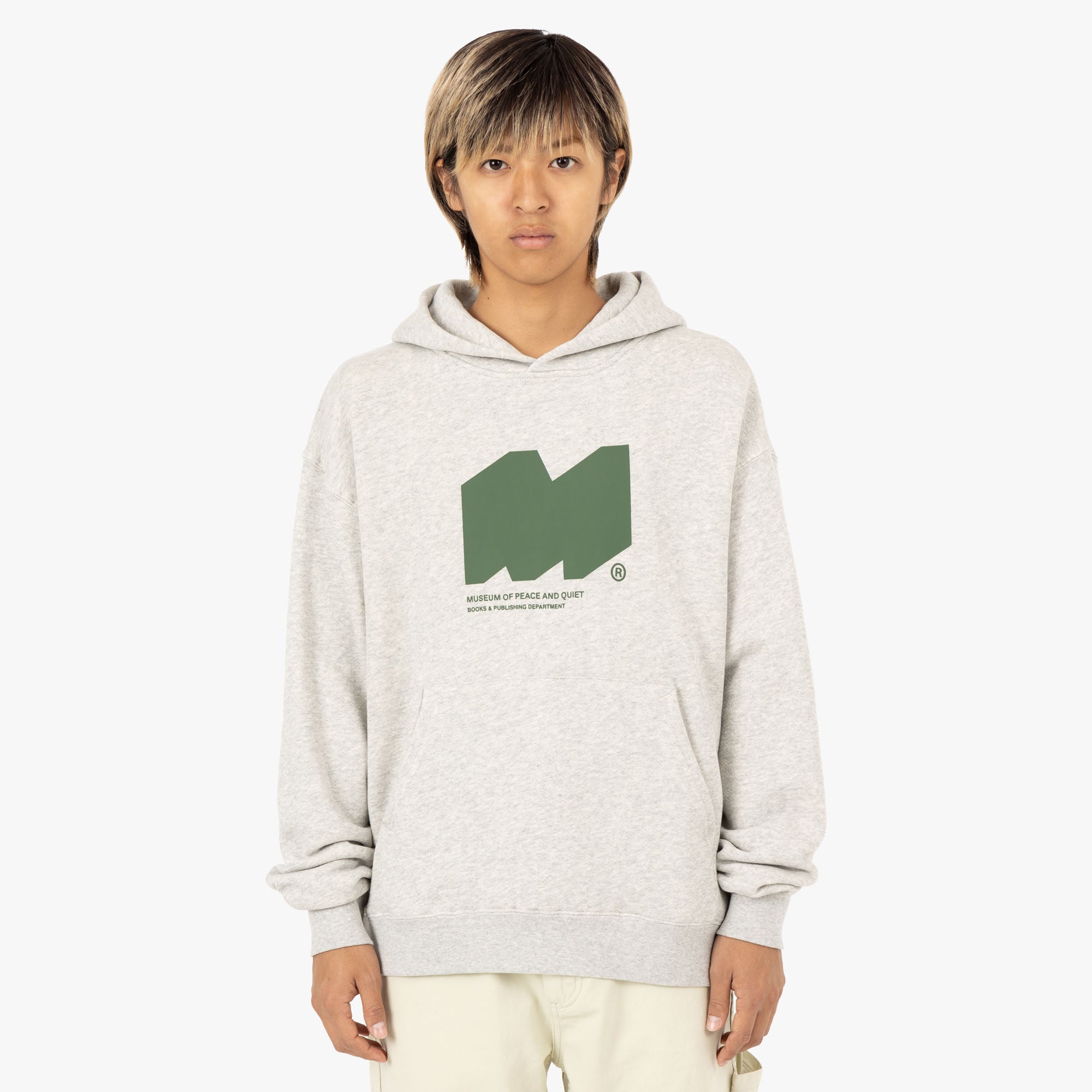  Museum of Peace & Quiet Museum Publishing Pullover Hoodie / Heather、mySite、merchandisen