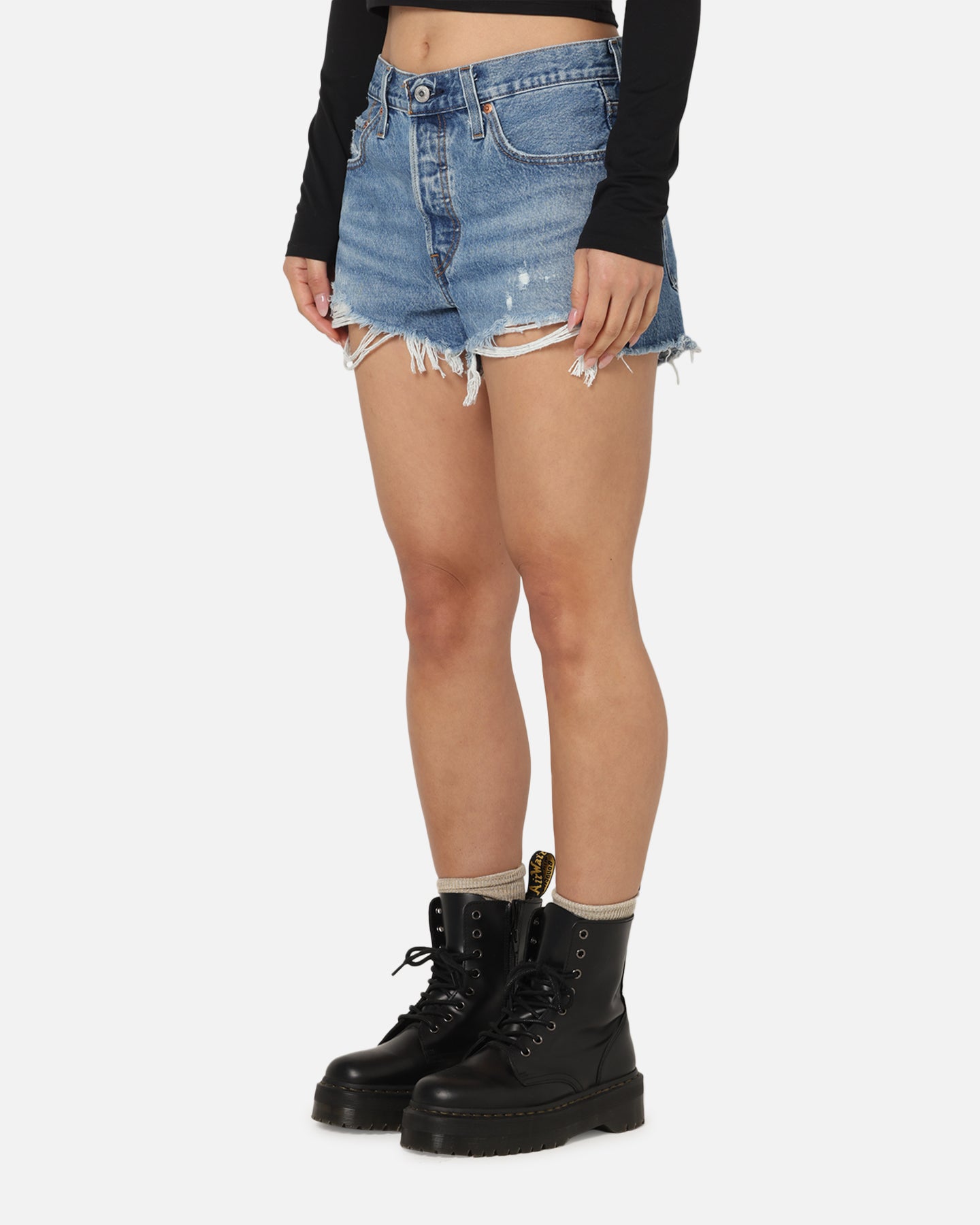 Levi Strauss And Co Women's 501® Original Denim Shorts Blue、mySite、zt4zffjzw