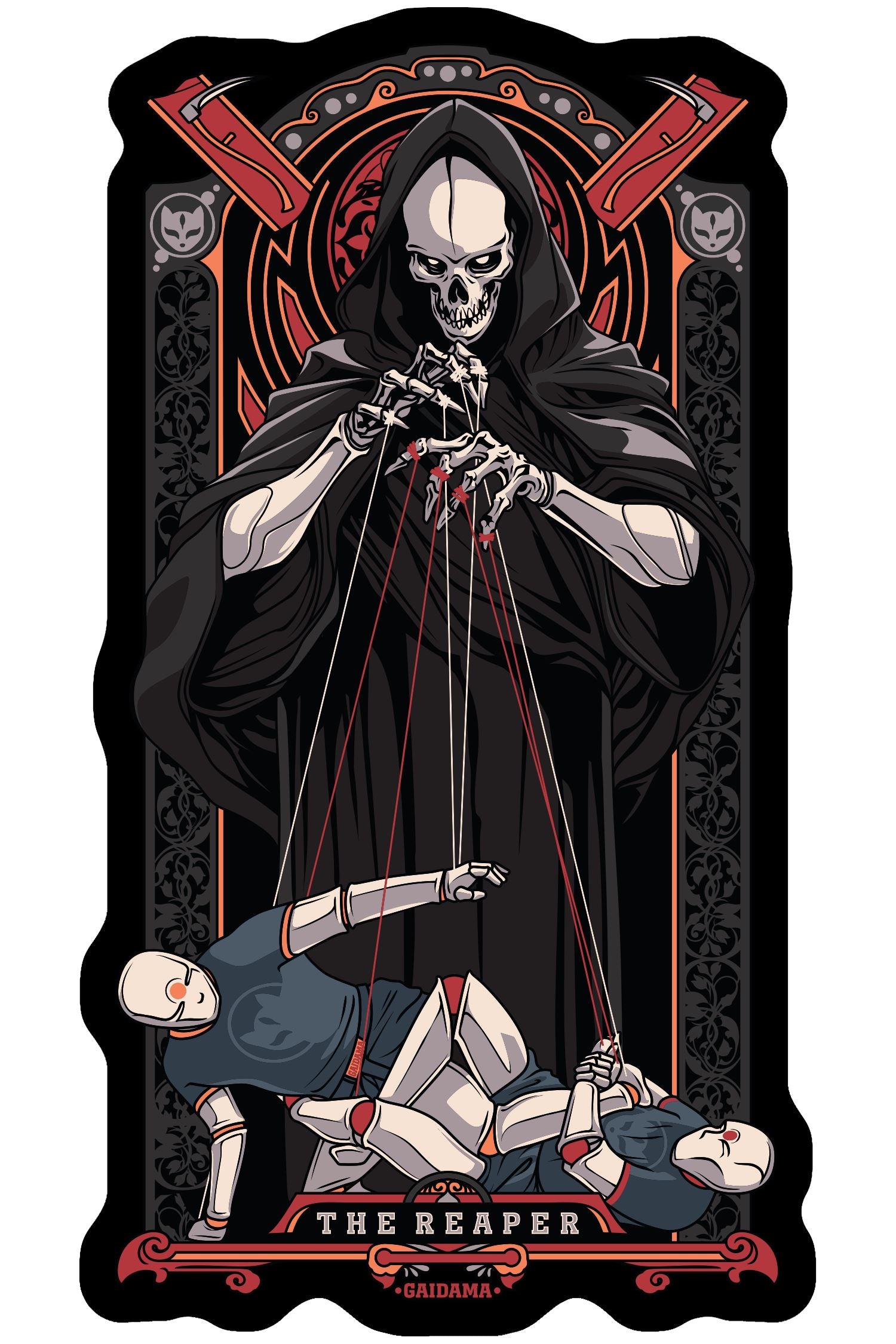 Sticker - The Reaper、mySite、gigharbornorthrealestate