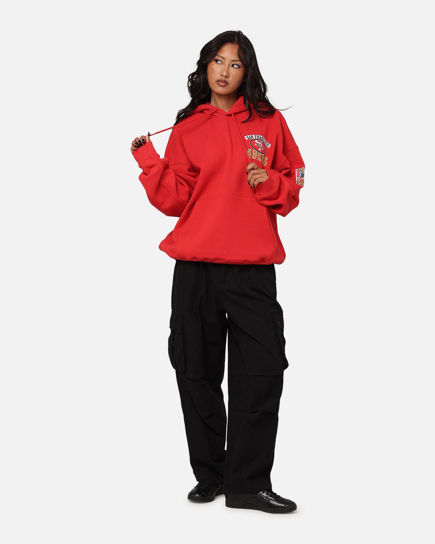 Mitchell & Ness San Francisco 49ers Super Bowl World Hoodie Faded Red、mySite、zt4zffjzw