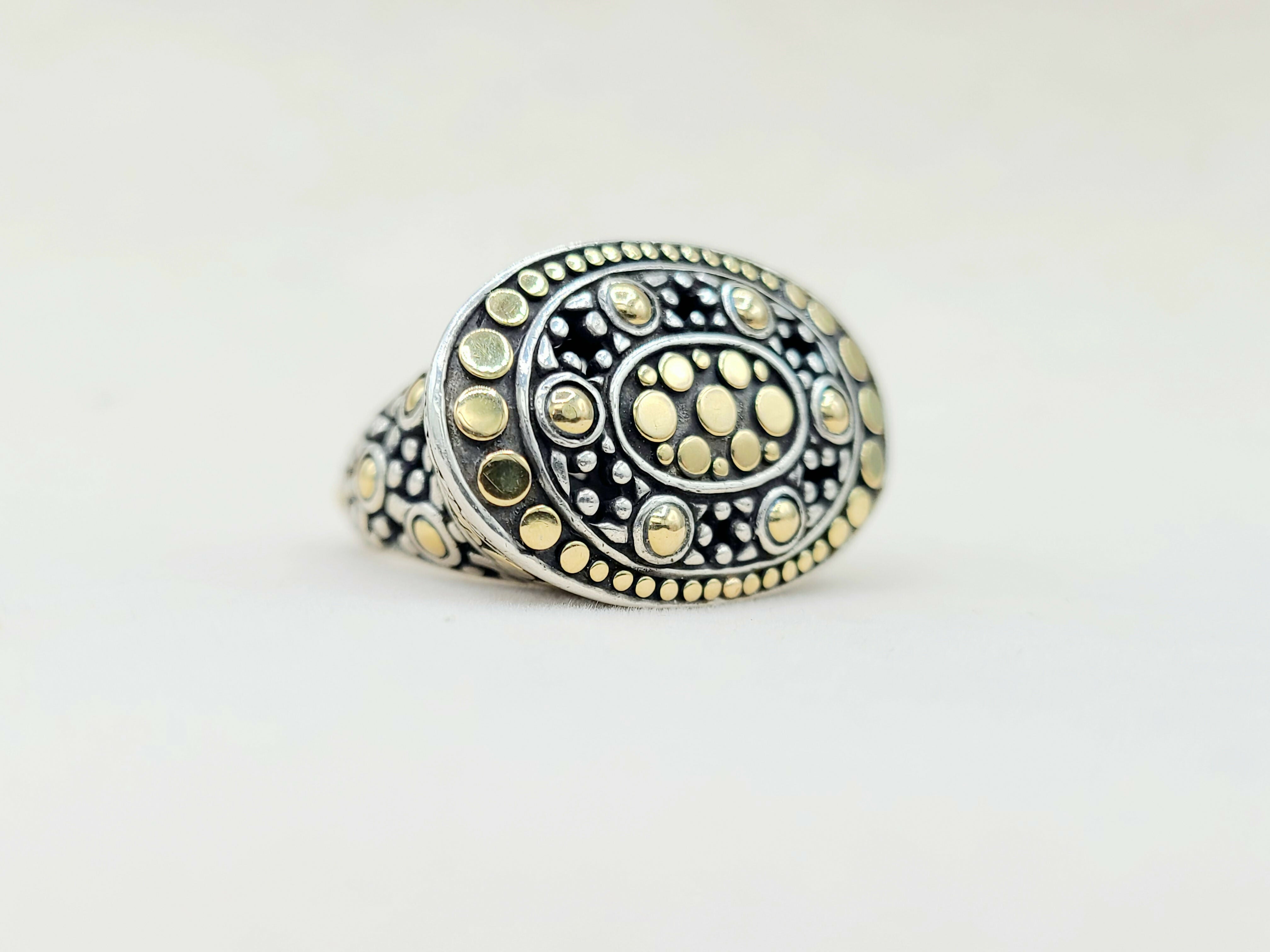 John Hardy Jaisalmer Dot Dome Ring With Gold、mySite、hinf8tx79