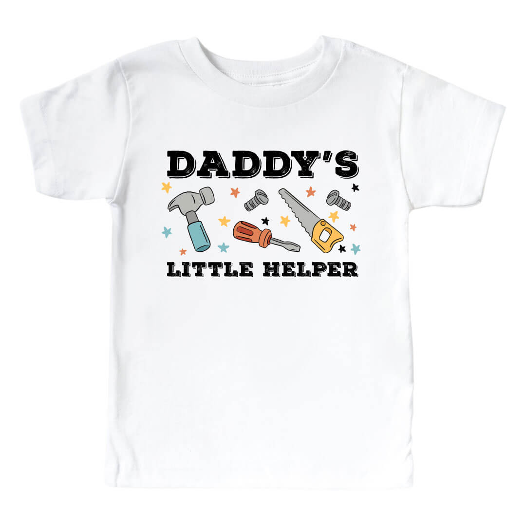  Daddy's Little Helper Kids Graphic Tee | White、mySite、layawaytickets