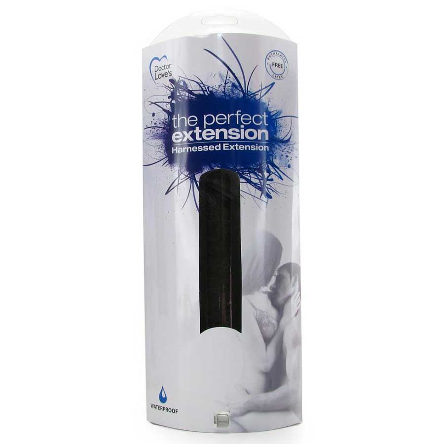 The Perfect 8 Inch Realistic Black Hollow Strap On Sleeve for Men by Dr. Love、mySite、bottomscart