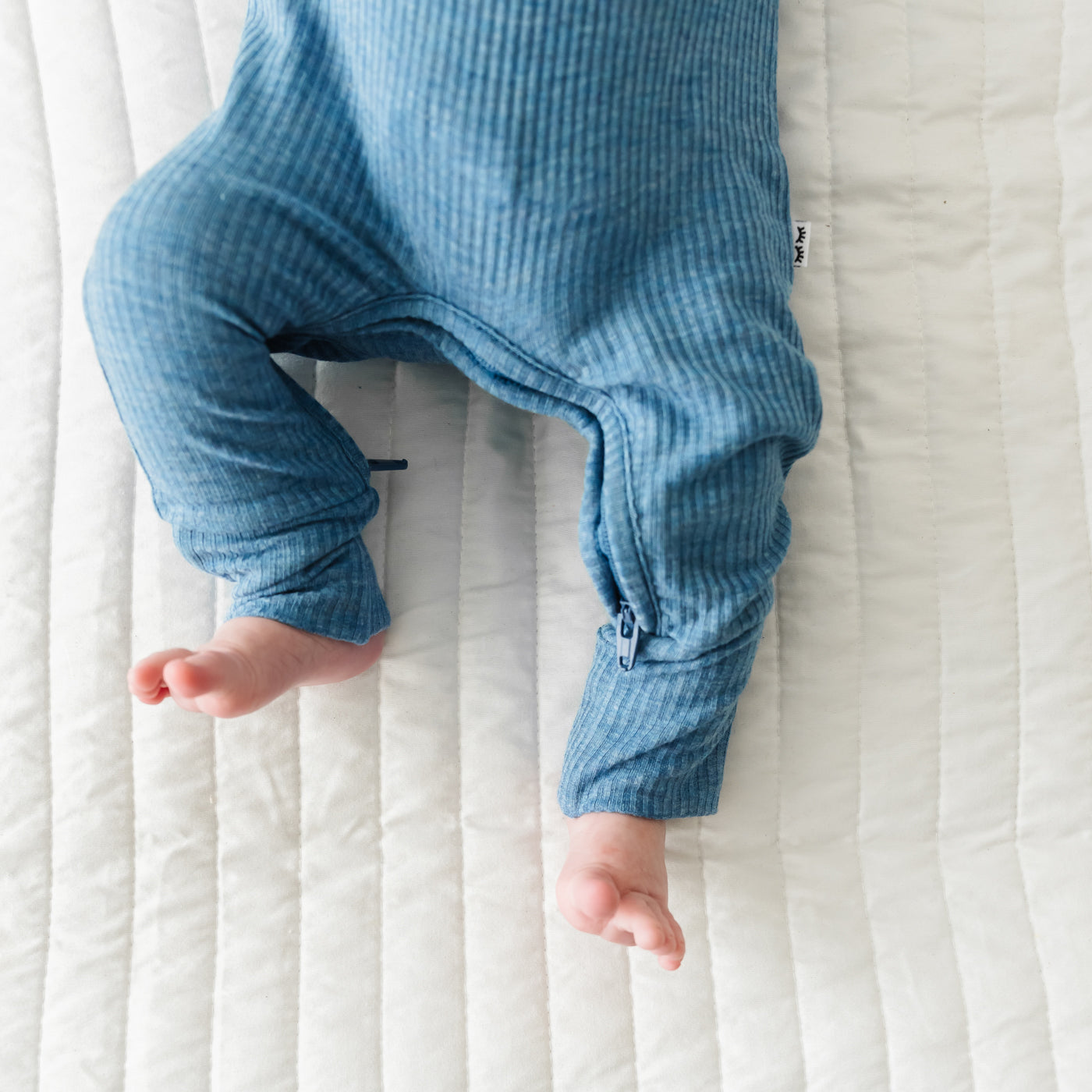 Heather Blue Ribbed Crescent Zippy、mySite、g9winljtr