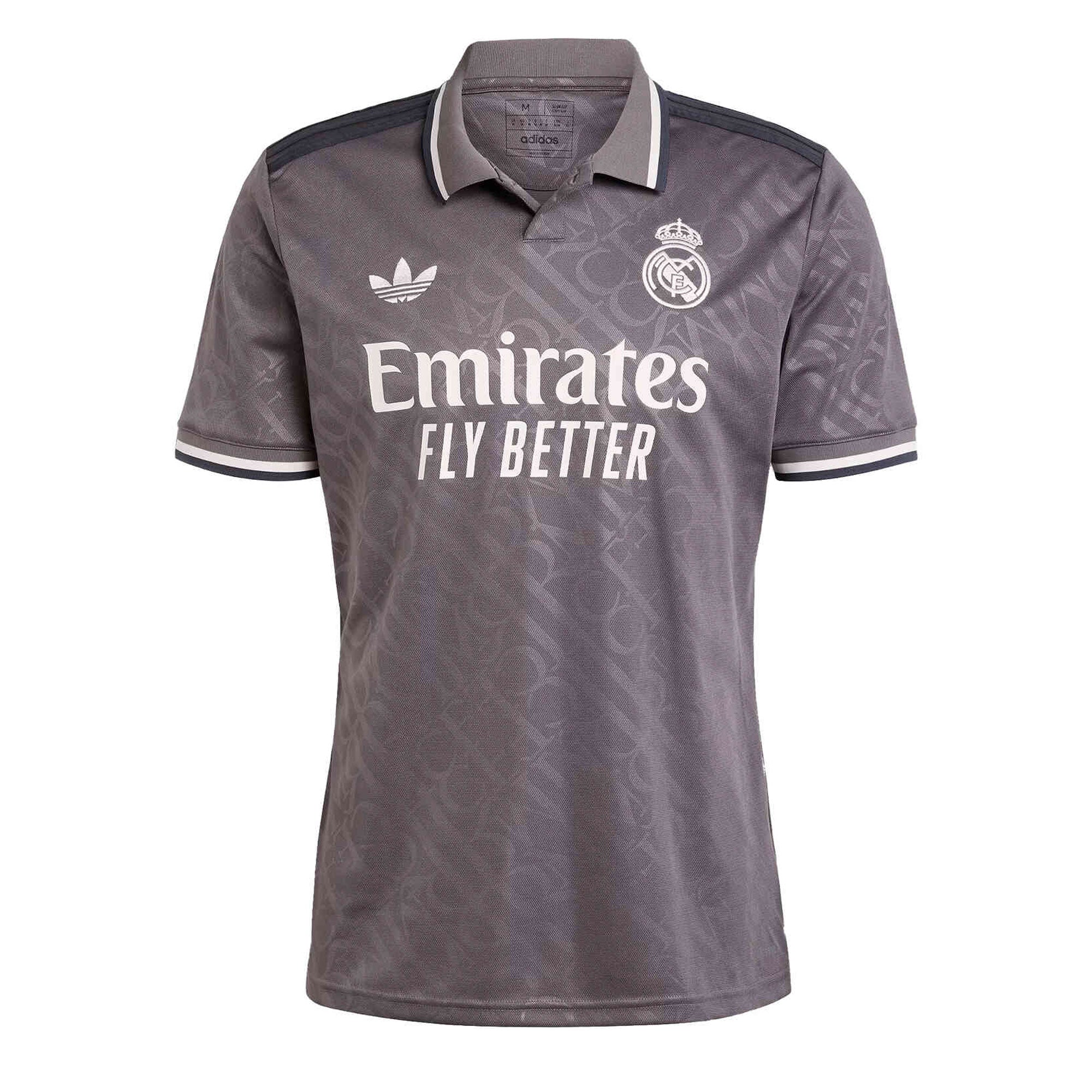 adidas Men's Real Madrid 2024/25 Third Jersey Charcoal、mySite、bottomscart
