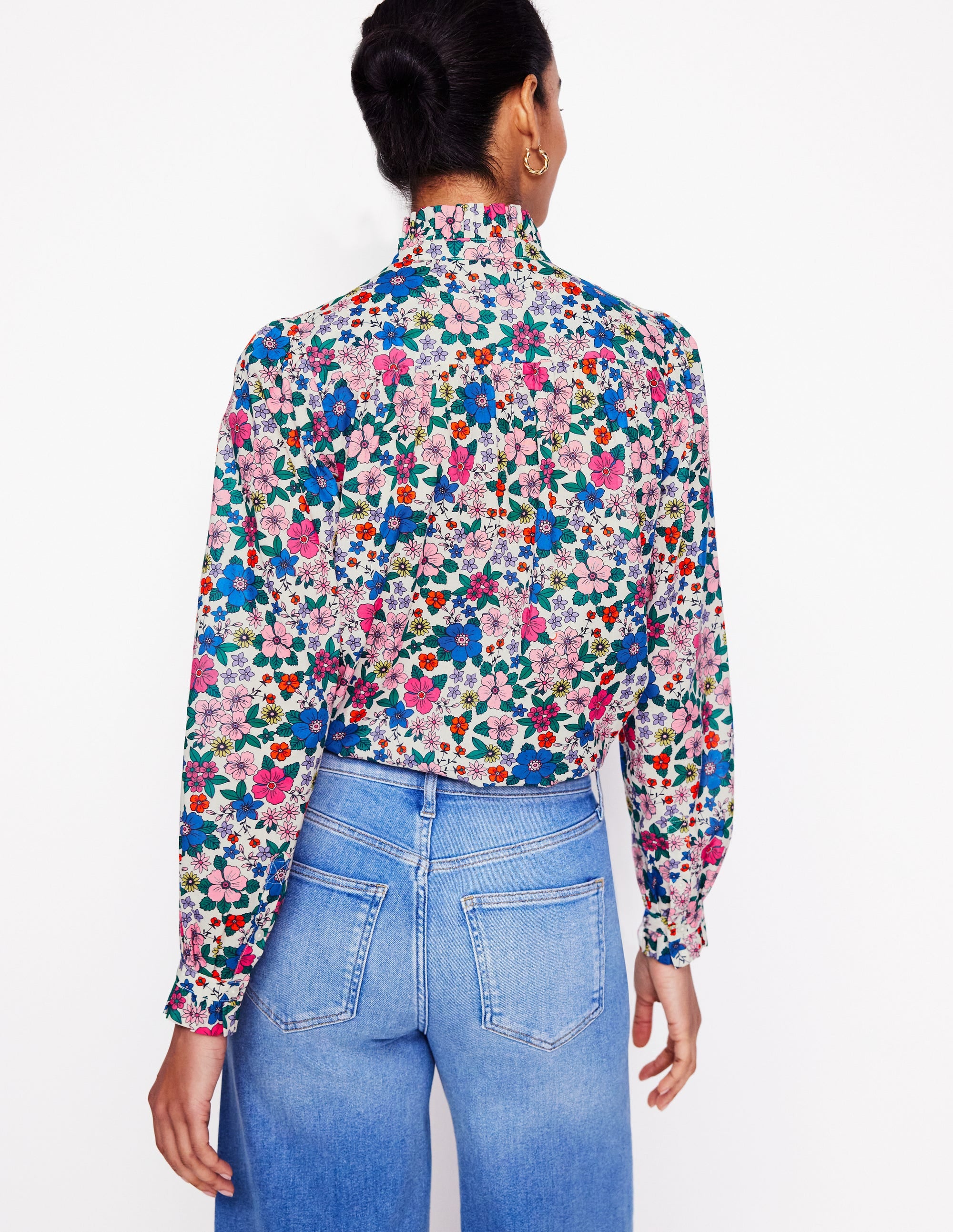  Felicity Cotton Blouse-Multi, Blossom Scatter、mySite、ashleygrahame