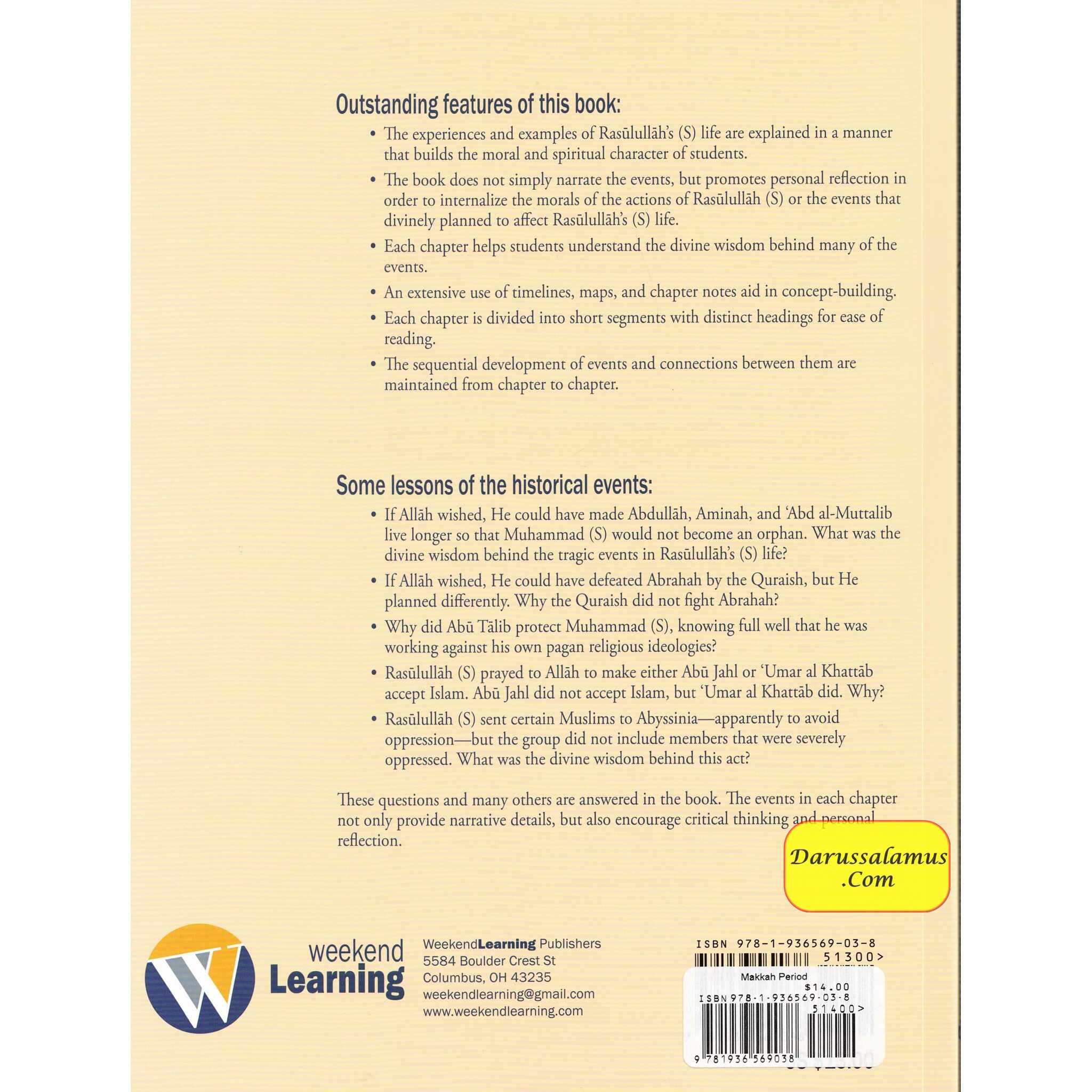 Life of Rasulullah: Makkah Period (Weekend Learning Series) By Husain A.Nauri、mySite、topwebapps