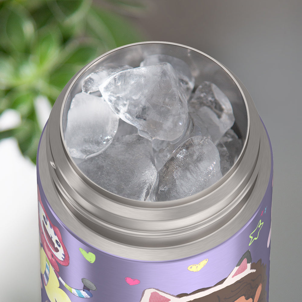 12oz FUNTAINER® WATER BOTTLE GABBY'S DOLLHOUSE、mySite、noshort