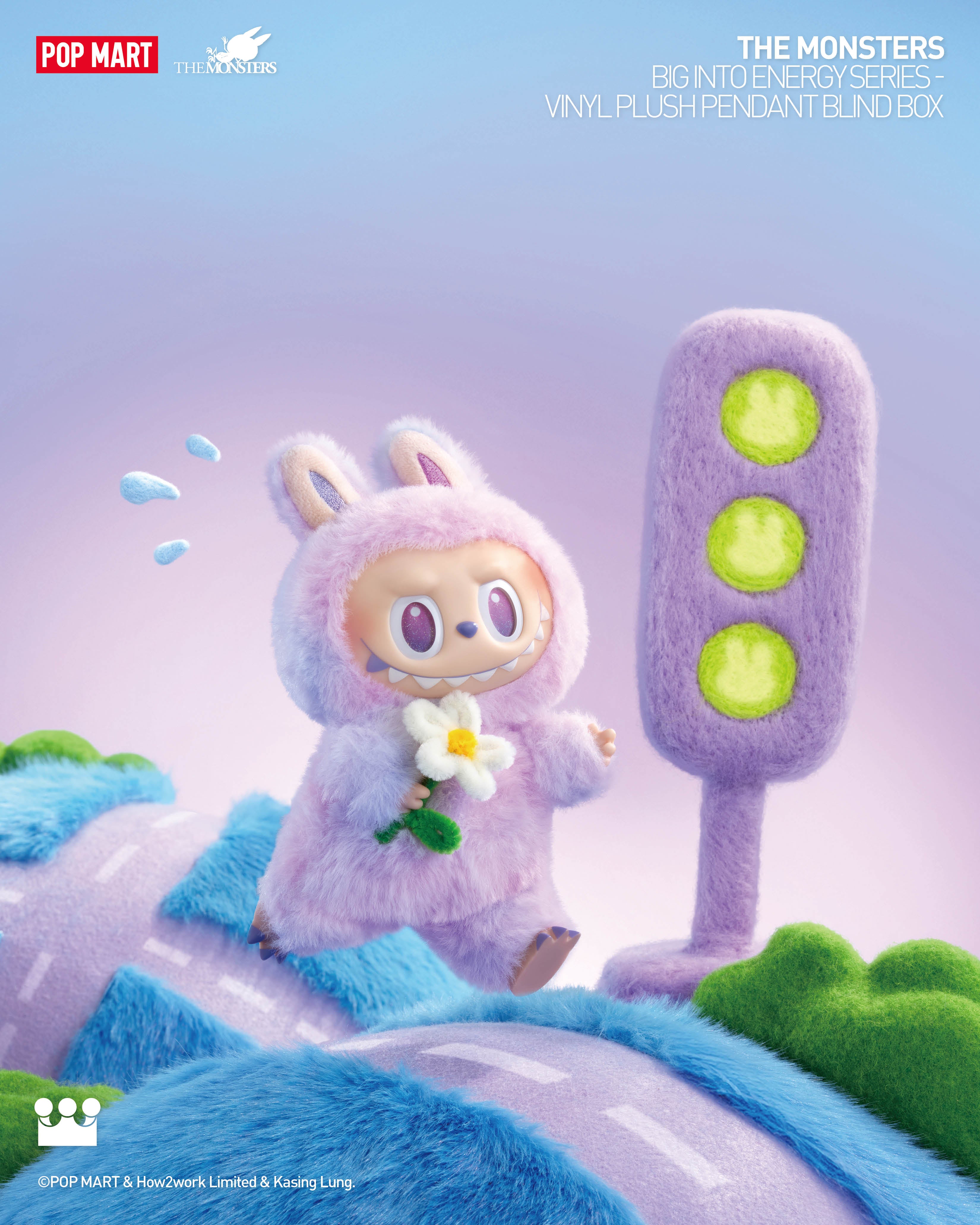  POP MART THE MONSTERS Big into Energy Series-Vinyl Plush Pendant Blind Box、mySite、greenlandpopulation