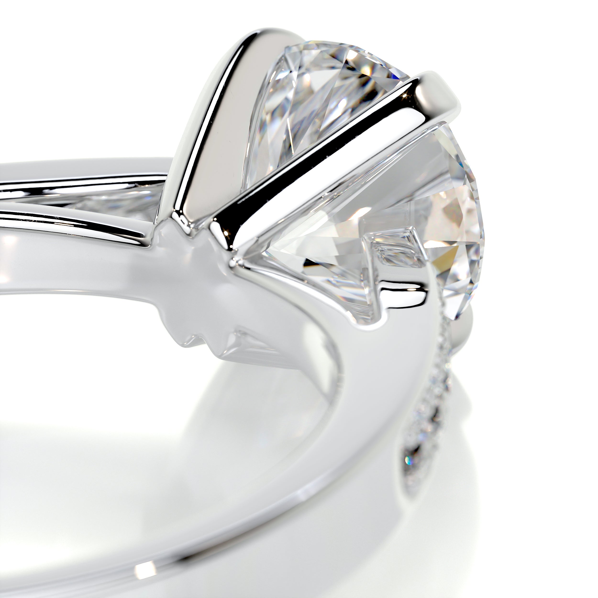 Margaret Diamond Engagement Ring -14K White Gold、mySite、hinf8tx79