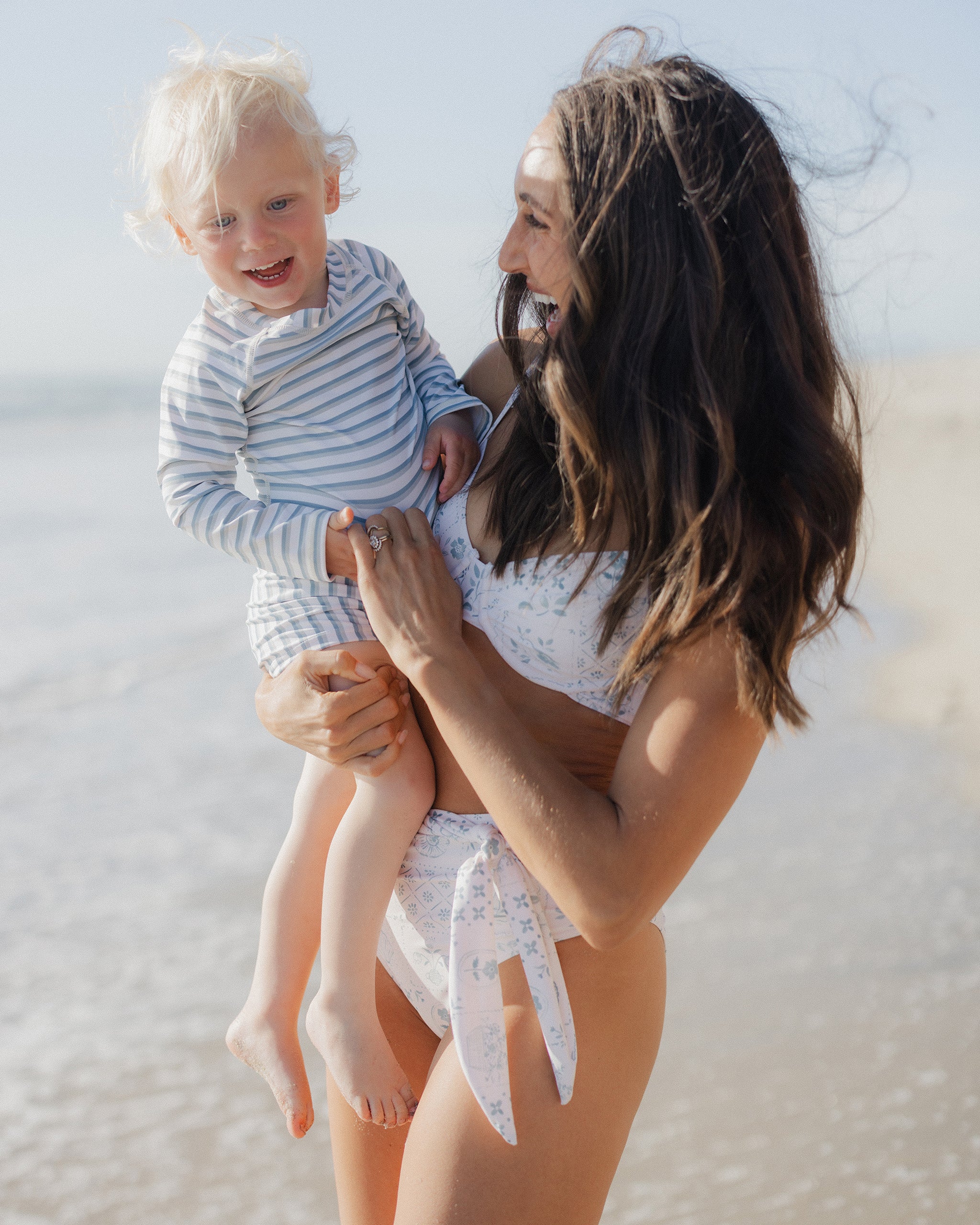  Rashguard Boy Set || Seafoam Stripe、mySite、layawaytickets