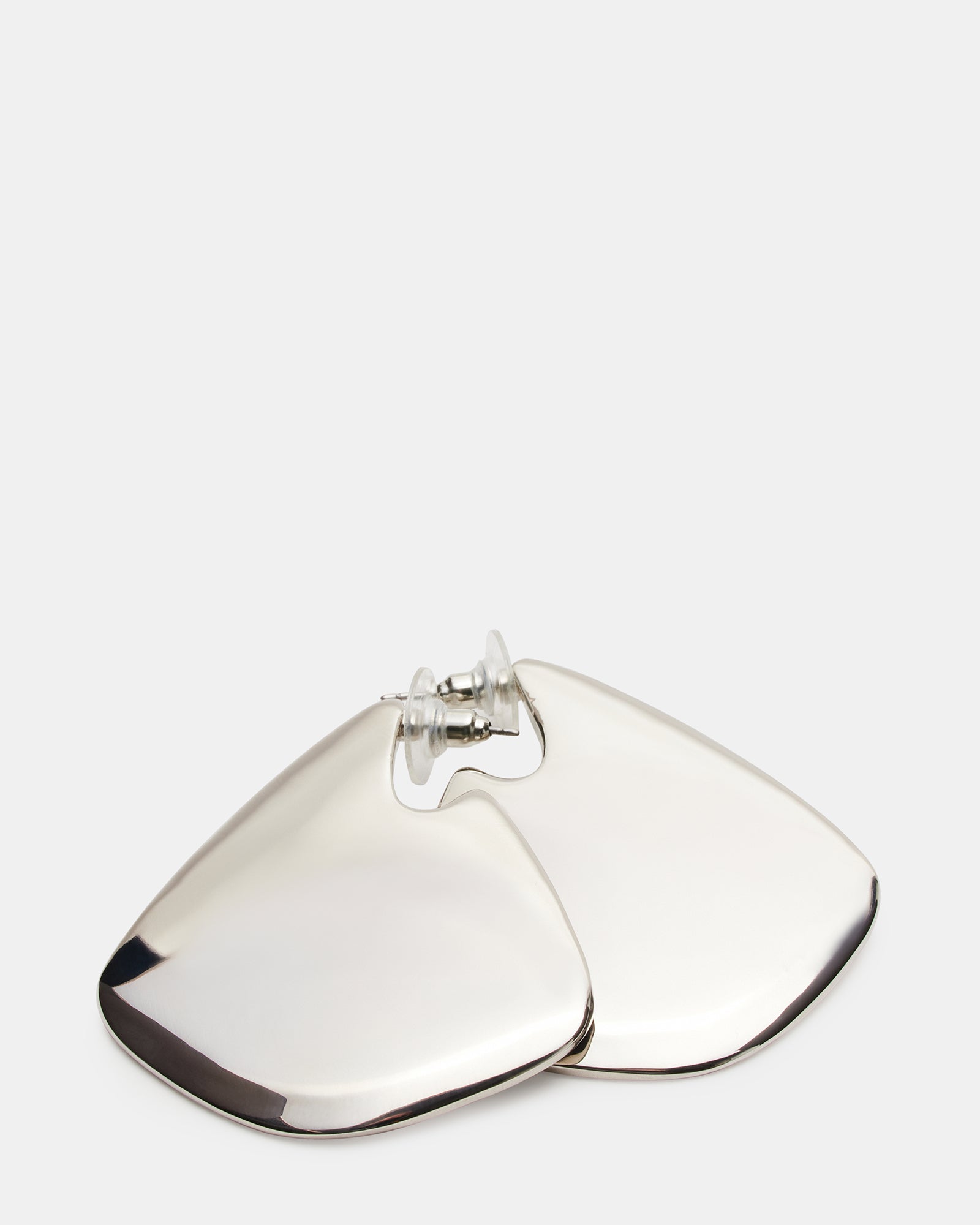 GEOMETRIC EARRINGS SILVER、mySite、gtrtttuynbv