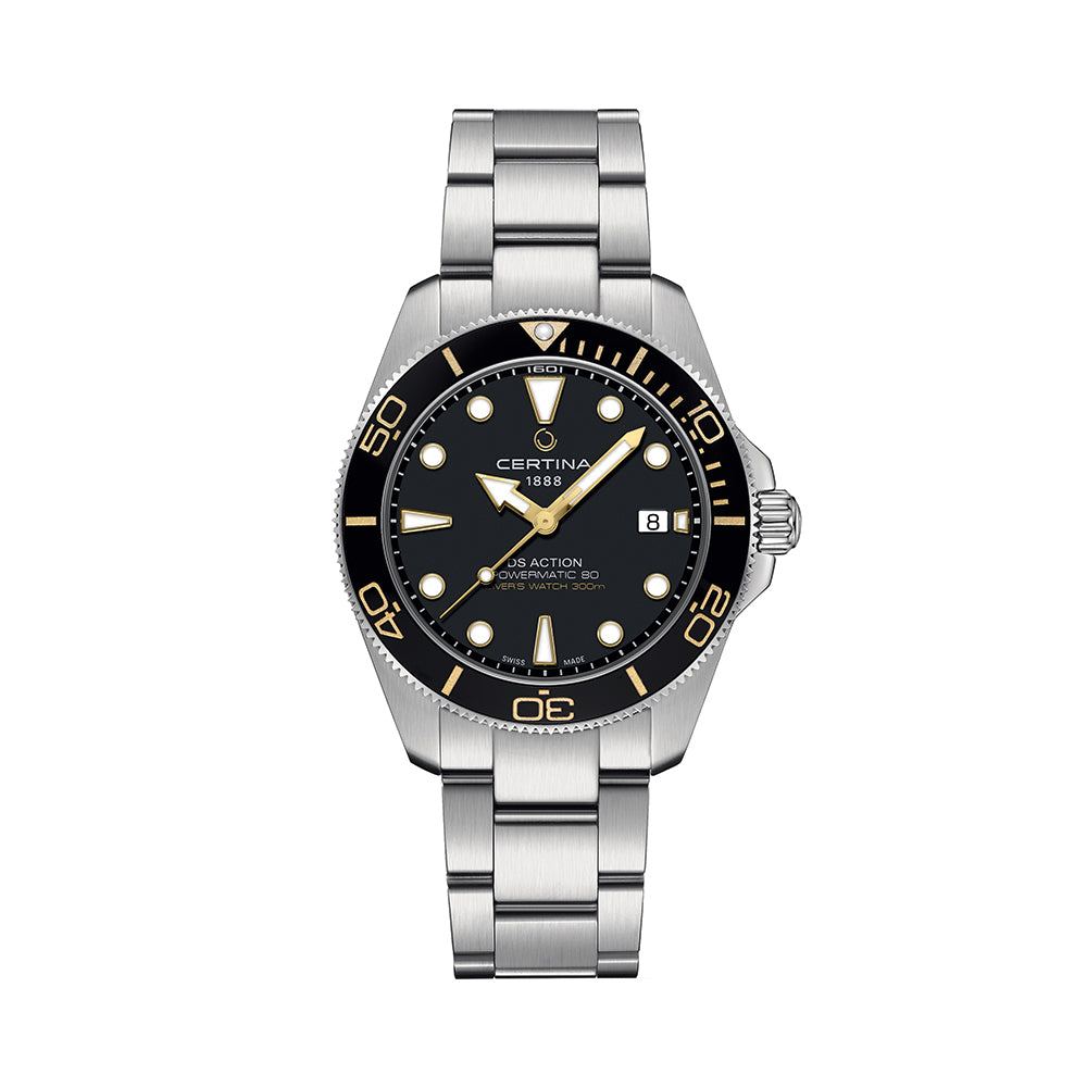  DS Action Diver 40.5mm - Black on Bracelet