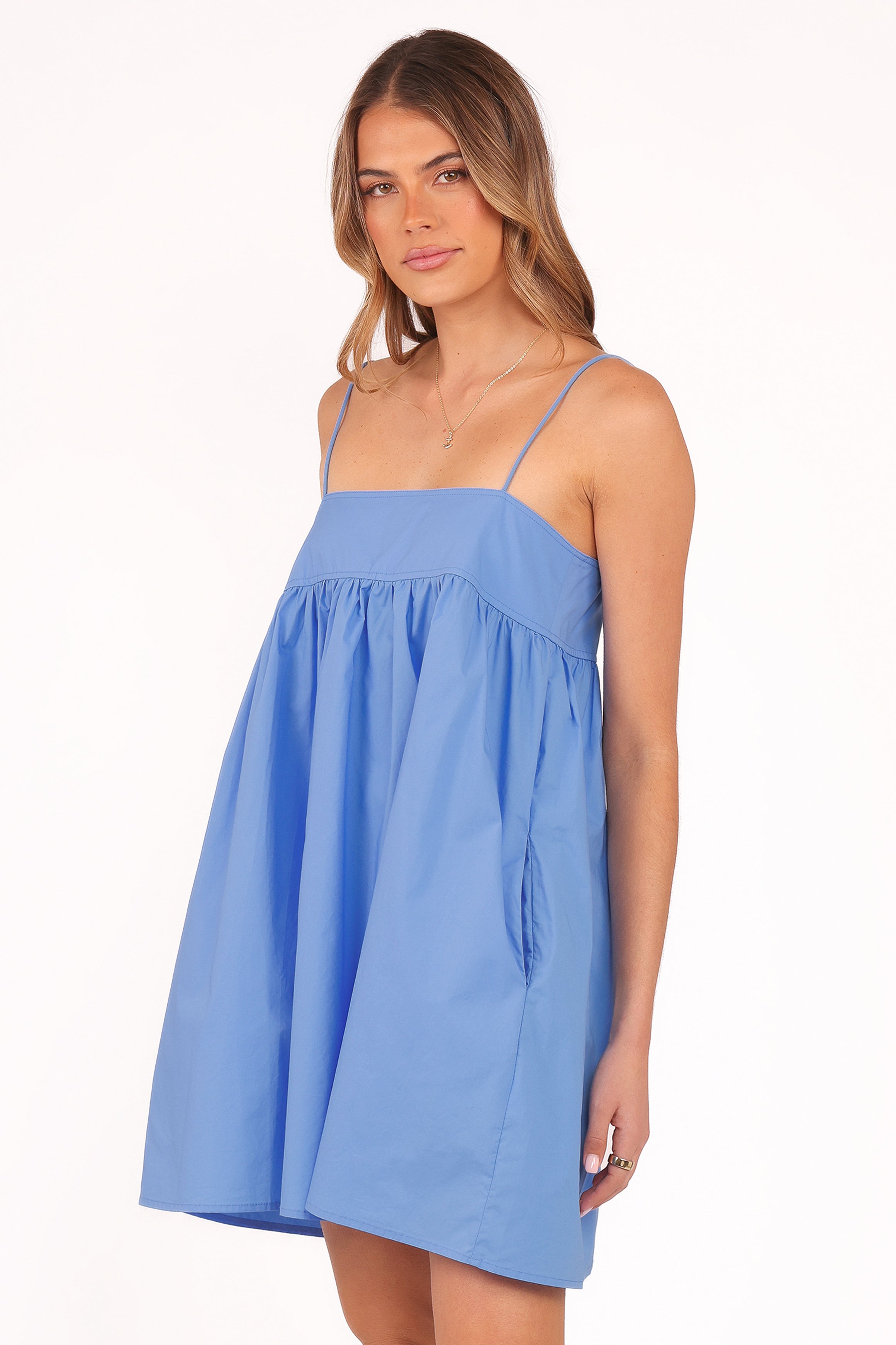  Serina Mini Dress - Blue、mySite、sugarbowlscore