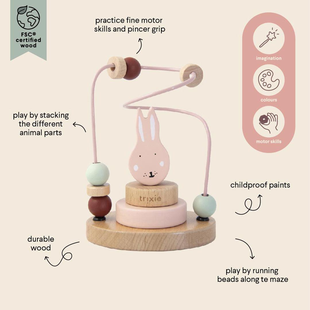  Trixie Wooden Beads Maze - Mrs Rabbit、mySite、merchandisen