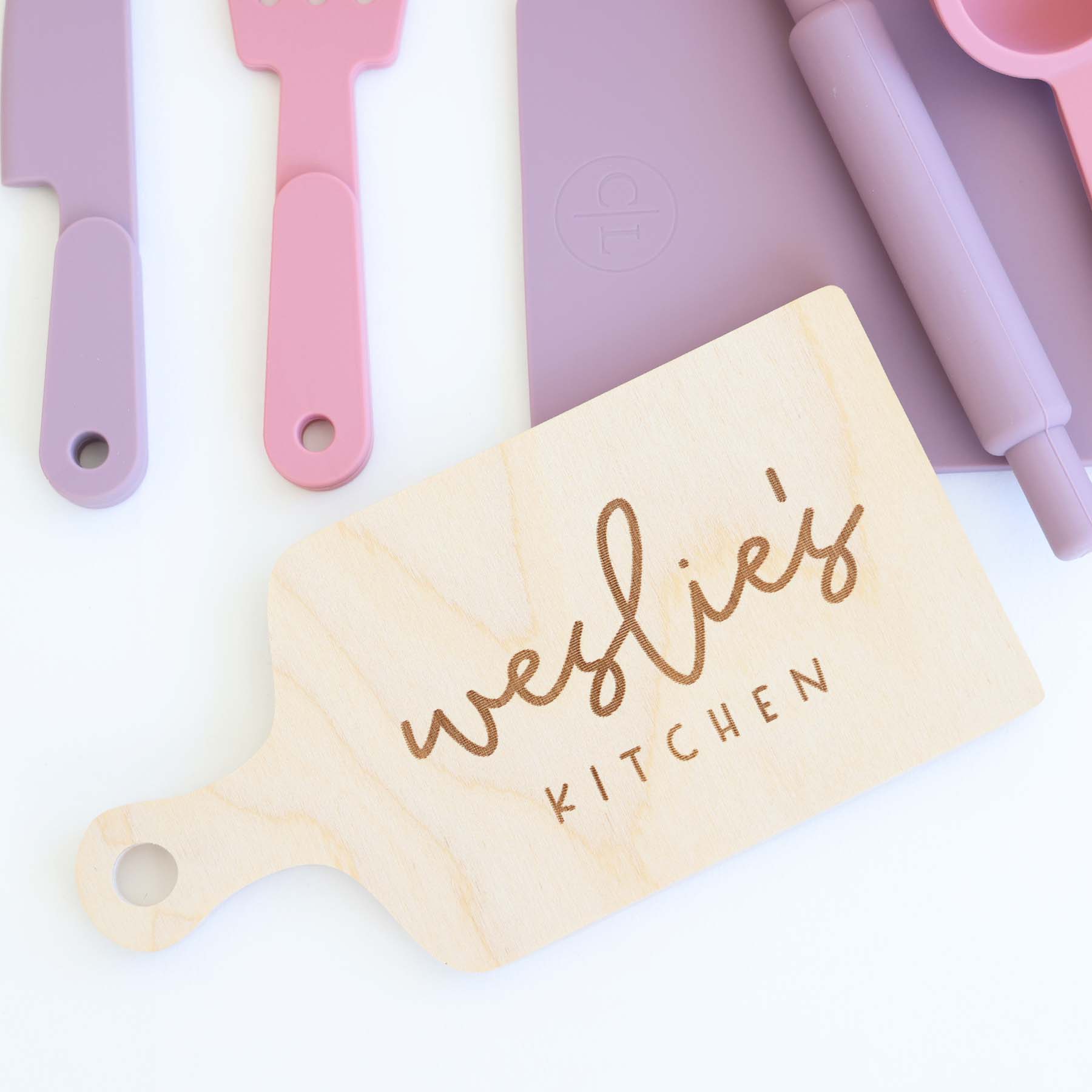  Silicone Play Kitchen Set with Personalized Cutting Board | Princess、mySite、layawaytickets
