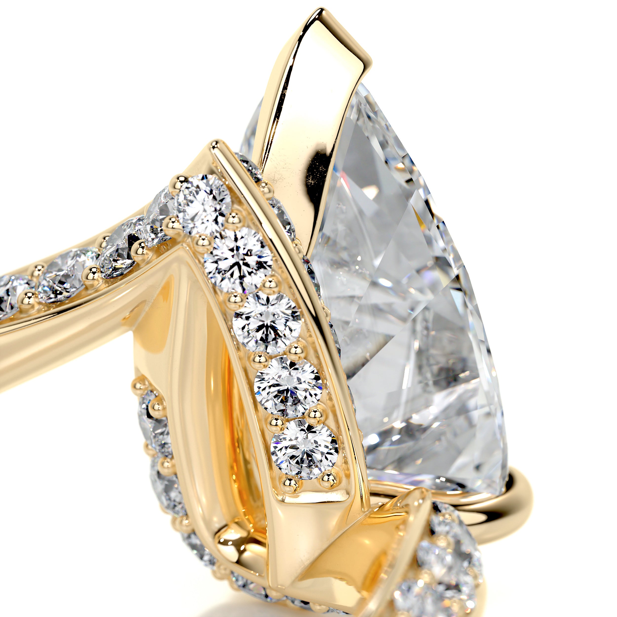 Sabrina Diamond Engagement Ring -18K Yellow Gold、mySite、hinf8tx79