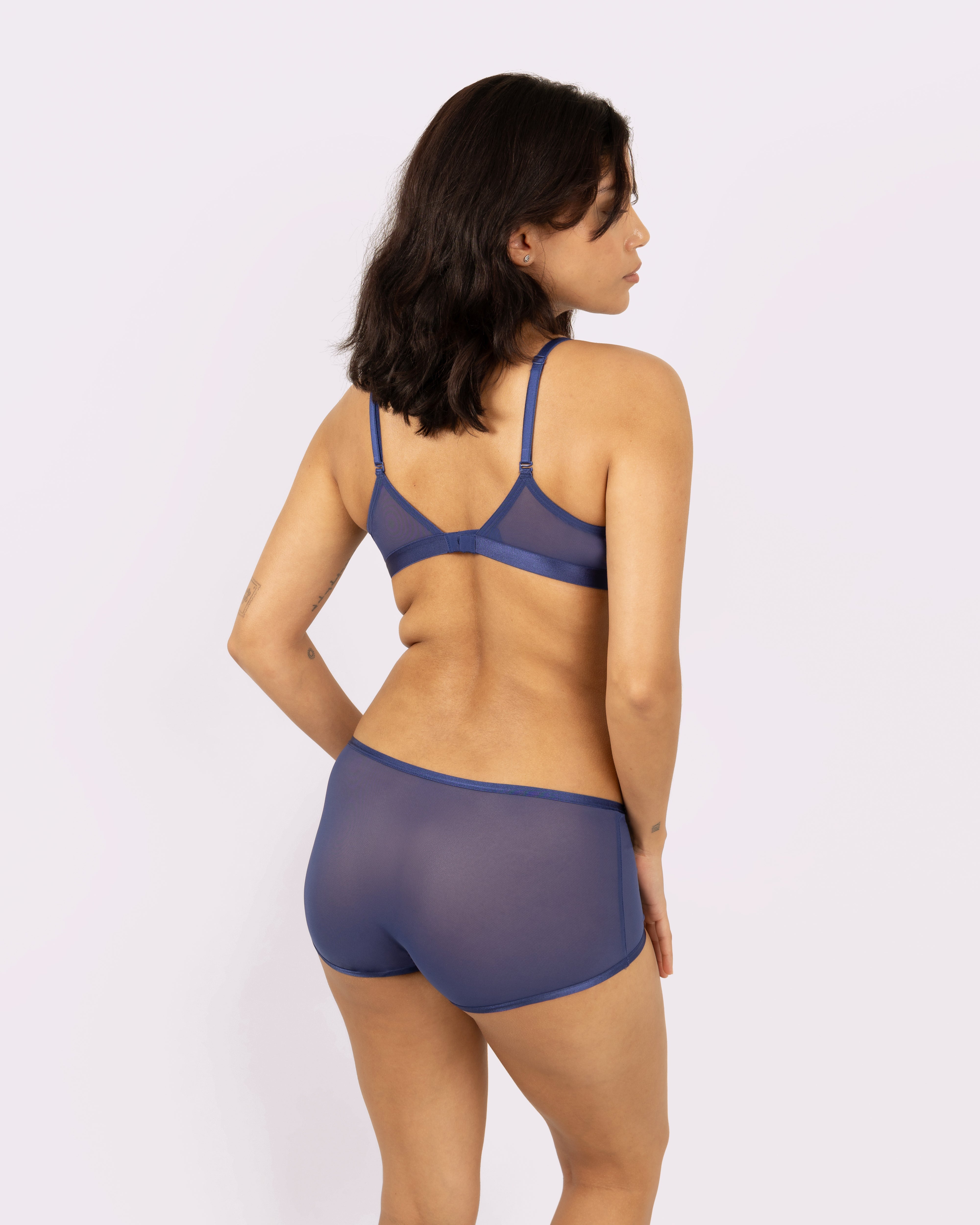 High Rise Boyshort | Silky Mesh | Archive (Dolphin)、mySite、bengalsvssteelers