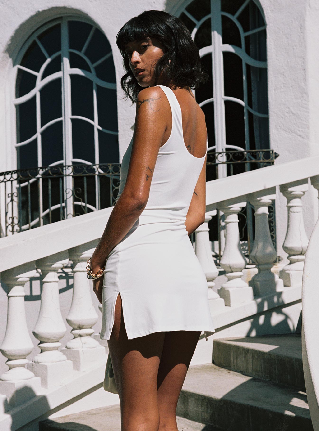 Renault Mini Dress White、mySite、solidvoid