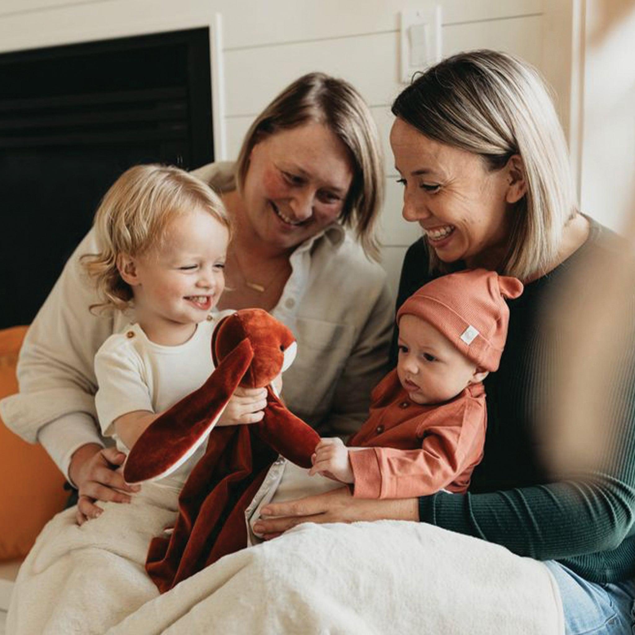 RETIRED - Organic Bunny Ears Cap - Paprika、mySite、g9winljtr