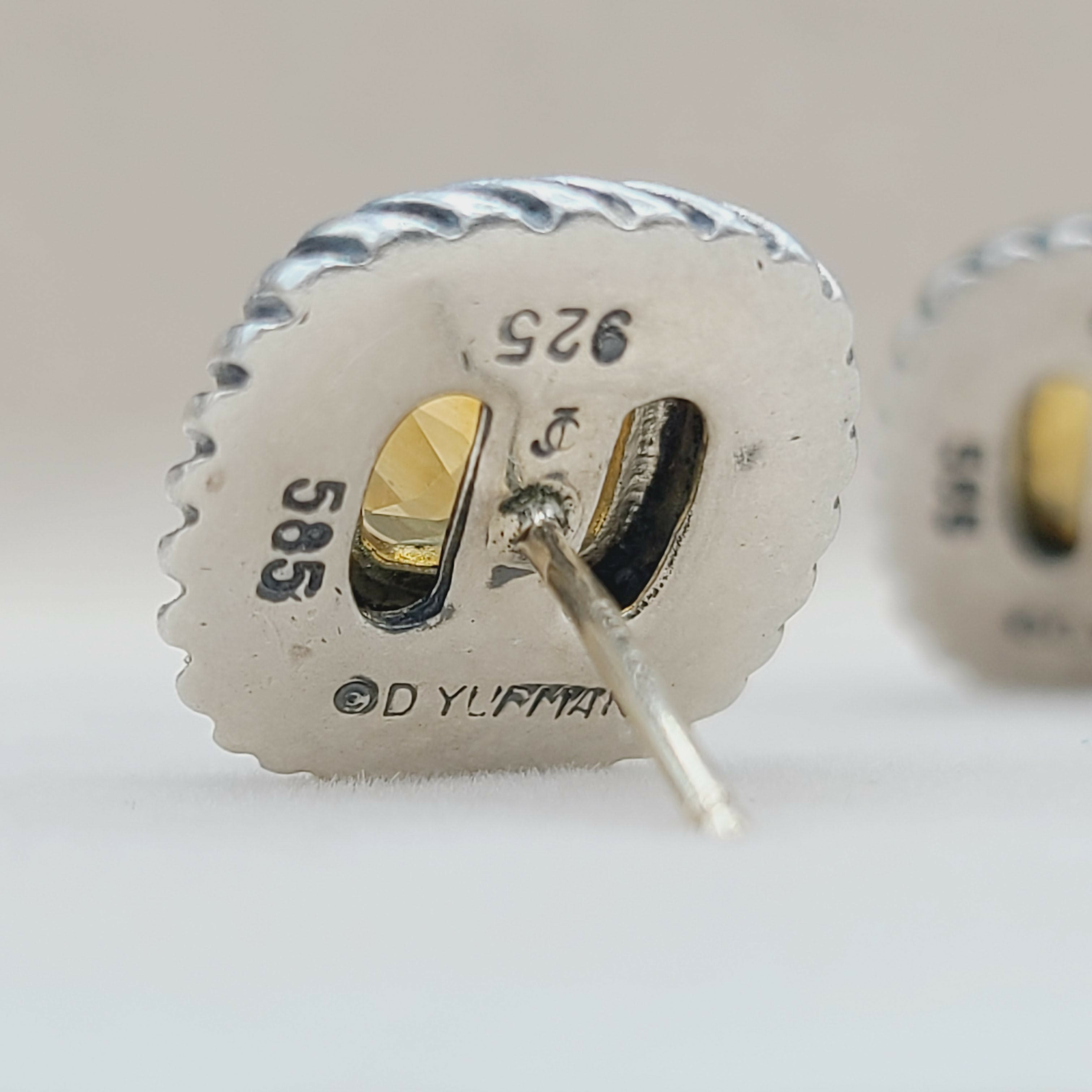 David Yurman Albion Earrings Citrine & Gold、mySite、hinf8tx79