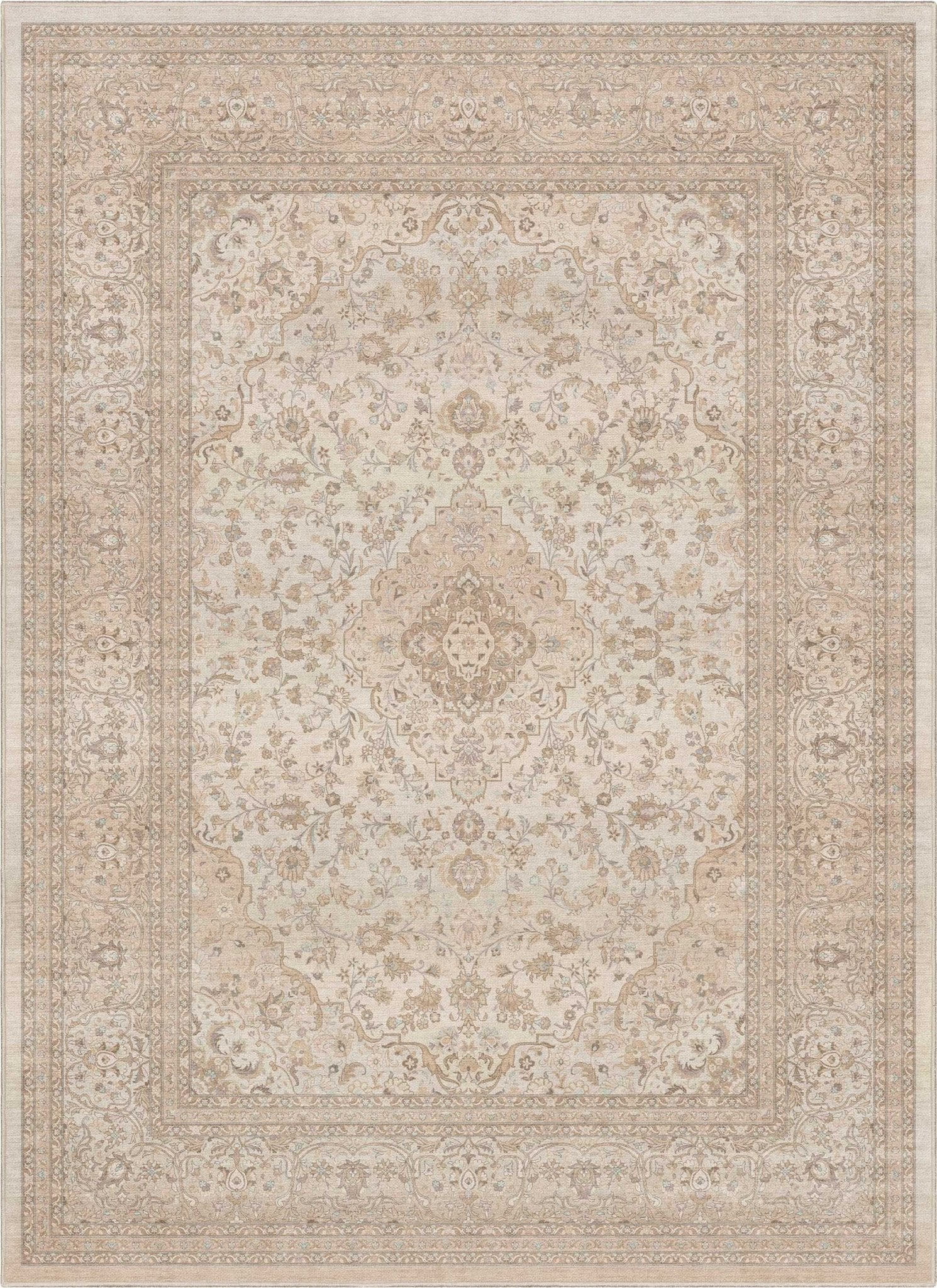Athens Medallion Floral Rug – High-Density Modern Design、mySite、gigharbornorthrealestate
