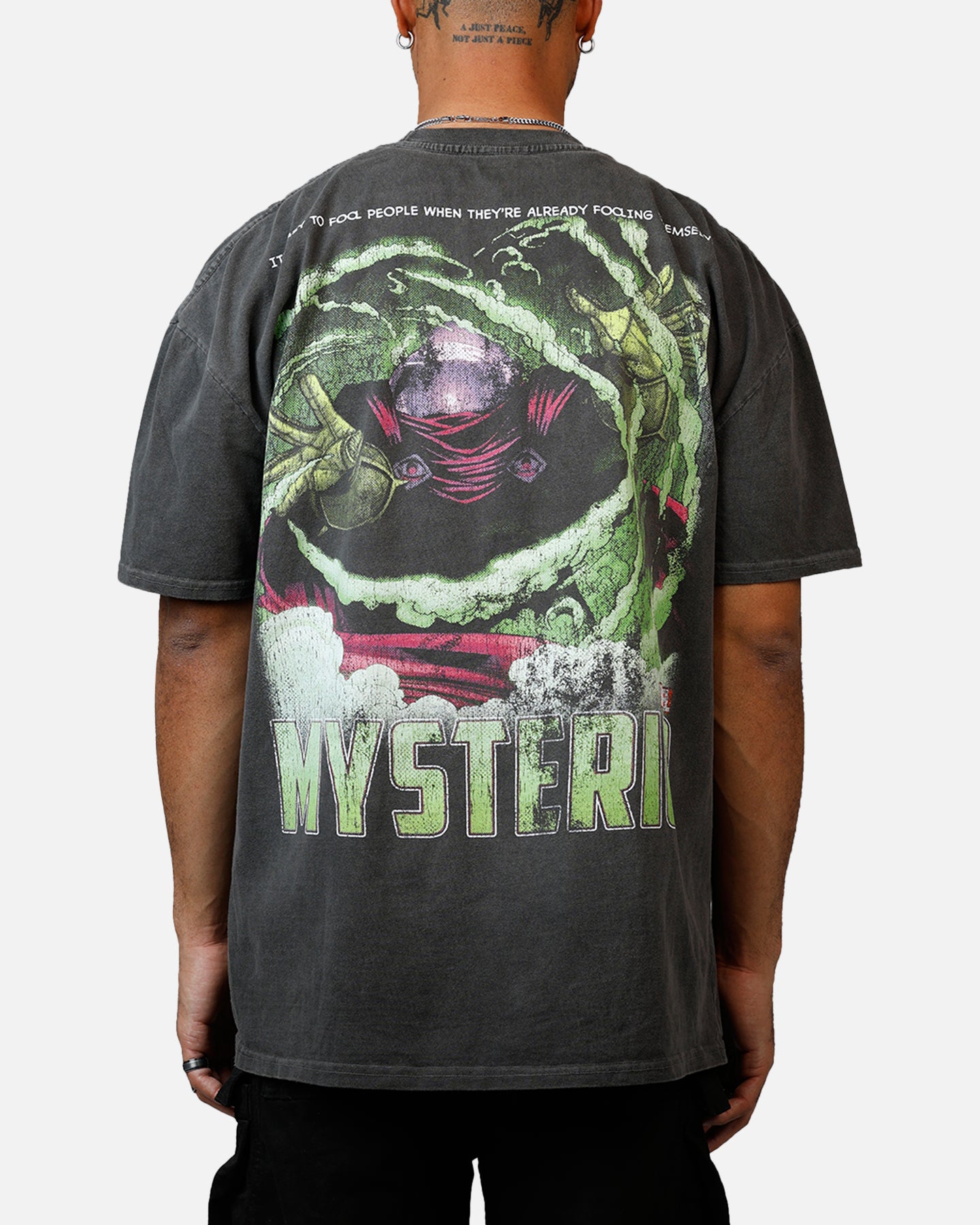 Goat Crew Marvel Sinister Six Mysterio Heavyweight T-Shirt Black Wash、mySite、zt4zffjzw