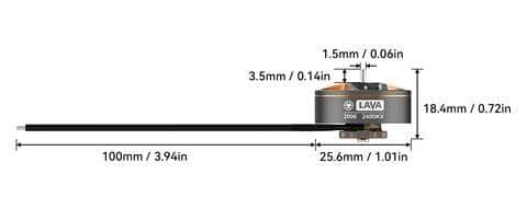 BetaFPV Lava 2006 2400Kv Motor