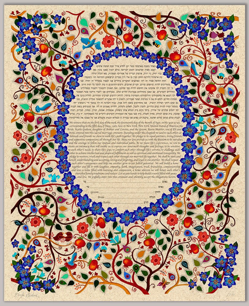  Tree of Life Ketubah by Karla Gudeon、mySite、elrpsem3k