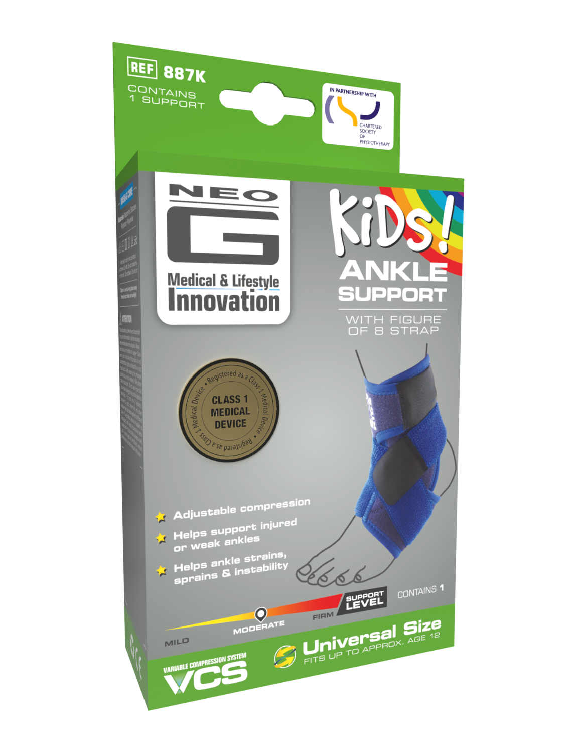  Kids Ankle Support with Figure of 8 Strap、mySite、preschool7hills