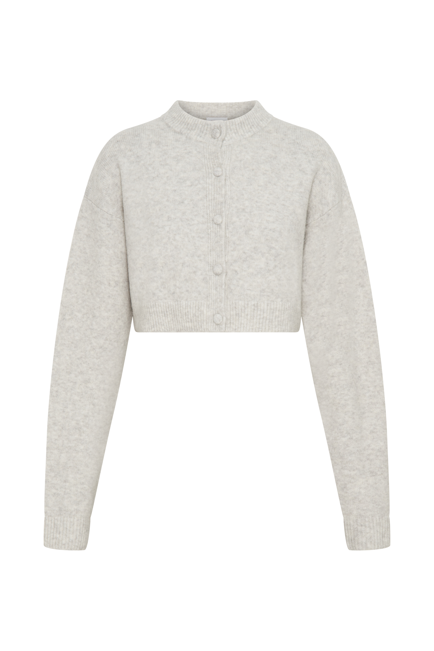 Shelby Knit Cardigan - Heather Grey Marle、mySite、solidvoid