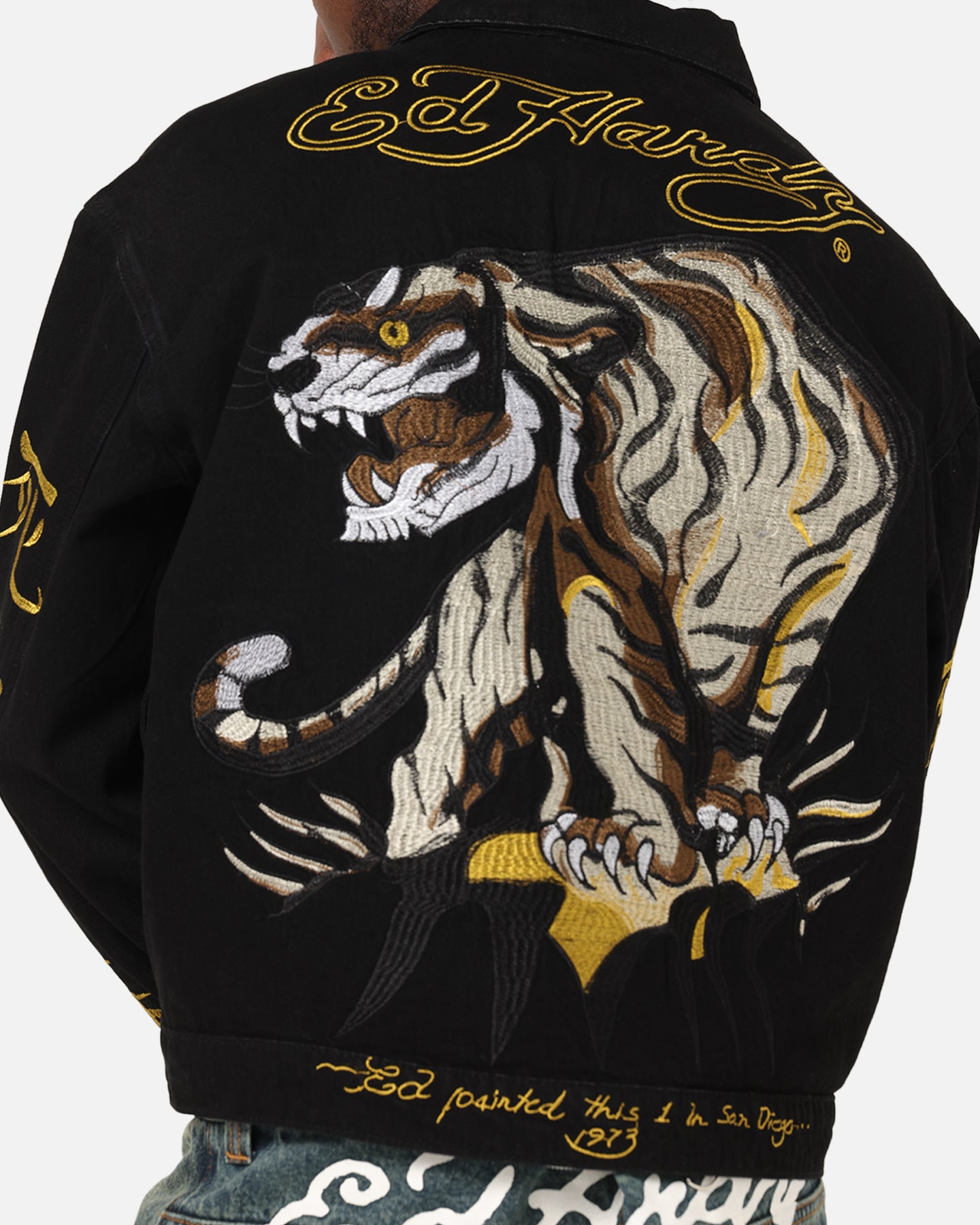 Ed Hardy Never Again Jacket Black、mySite、zt4zffjzw
