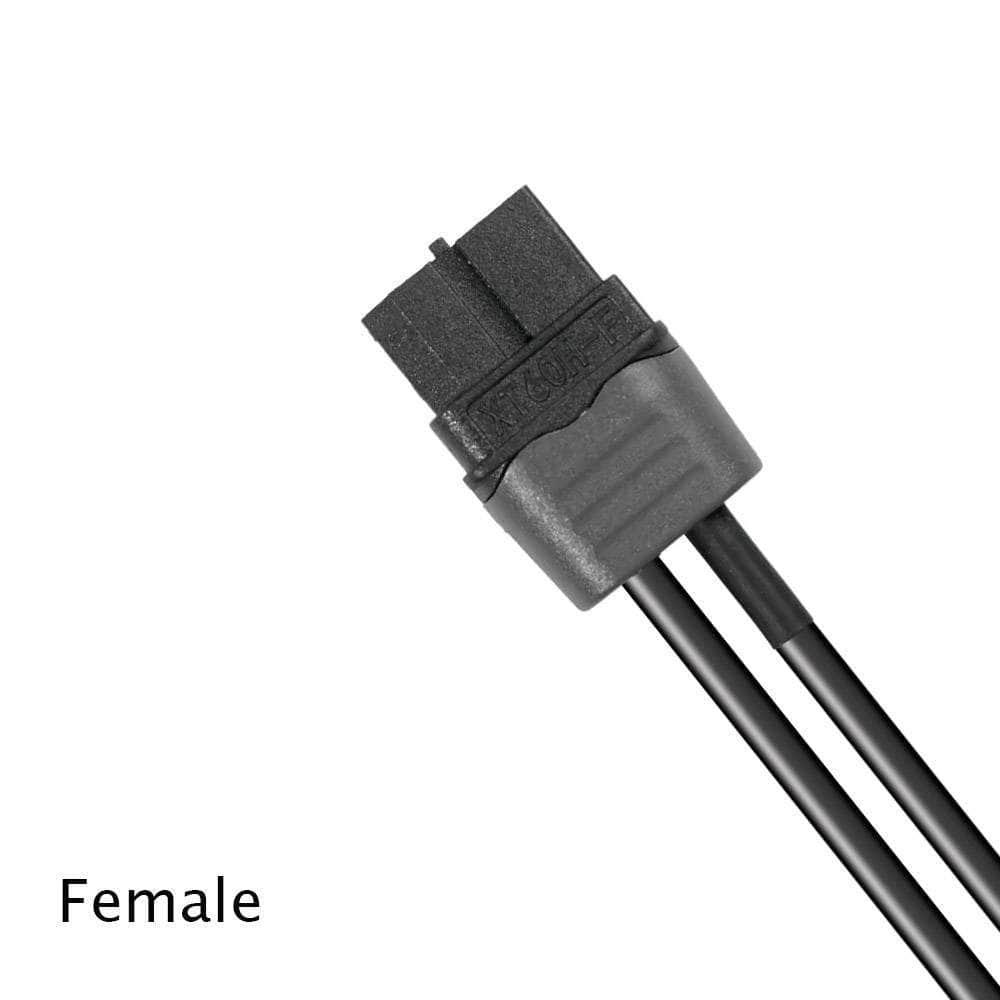  Flywoo XT60H 14AWG Black Pigtail (2pcs) - Male/Female、mySite、merchandisen
