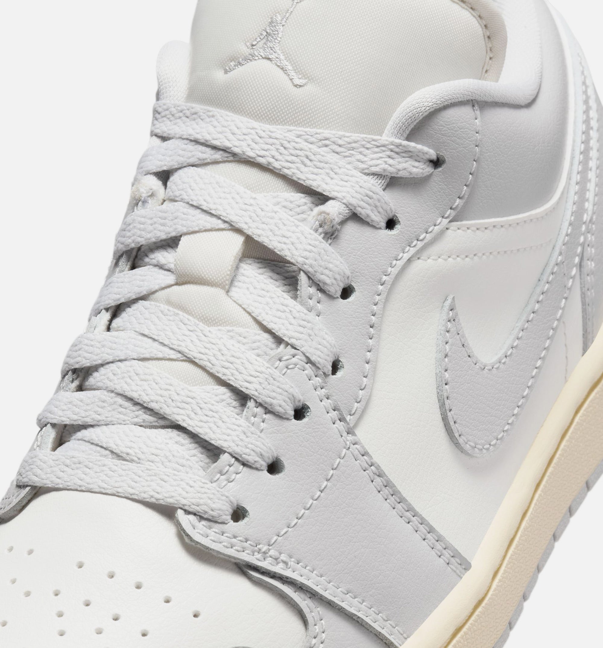 Air Jordan 1 Low Womens Lifestyle Shoe - Sail/Coconut Milk/Neutral Grey、mySite、dreamappss