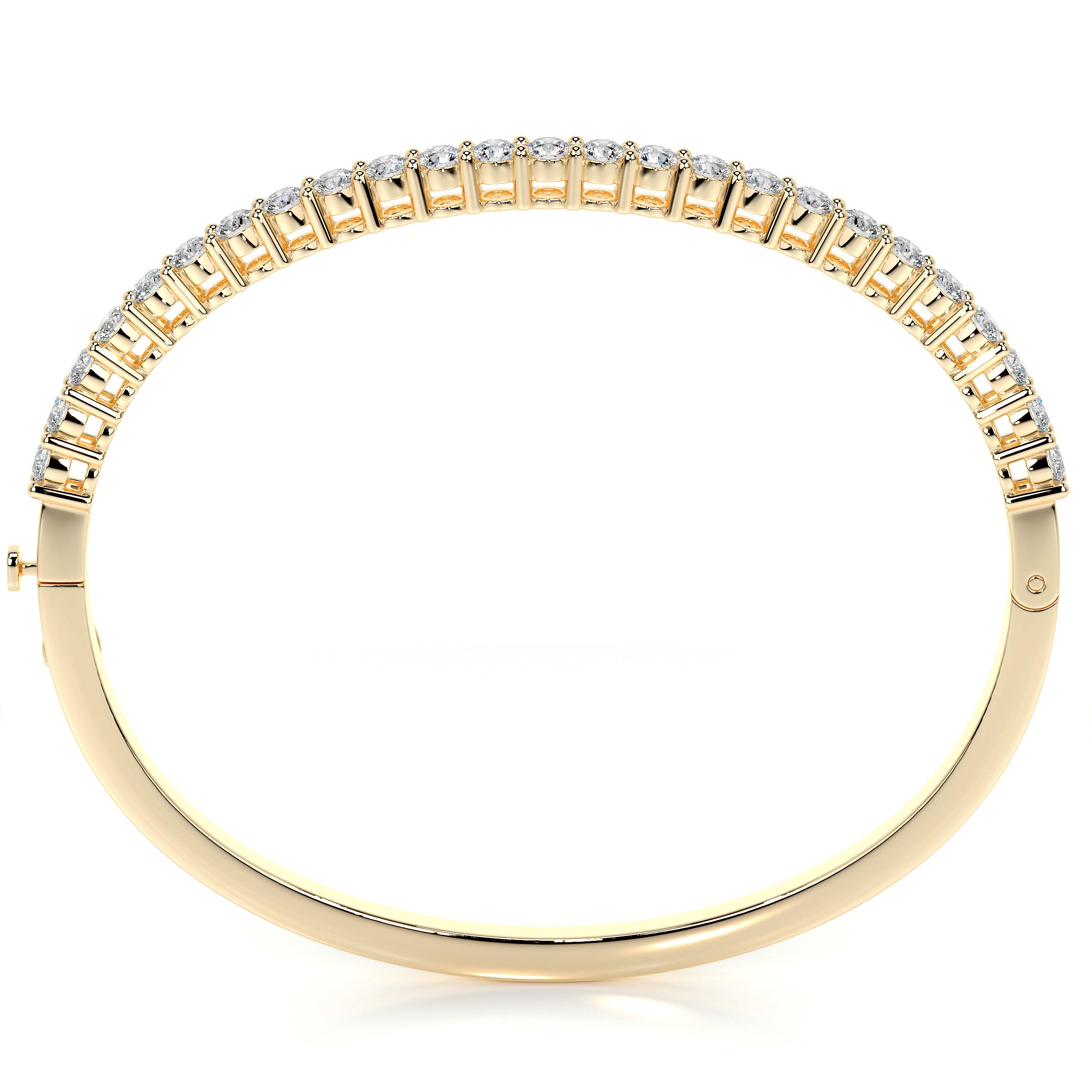 Karla Bangle Diamond Bracelet (2.5 Carat) -18K Yellow Gold、mySite、hinf8tx79