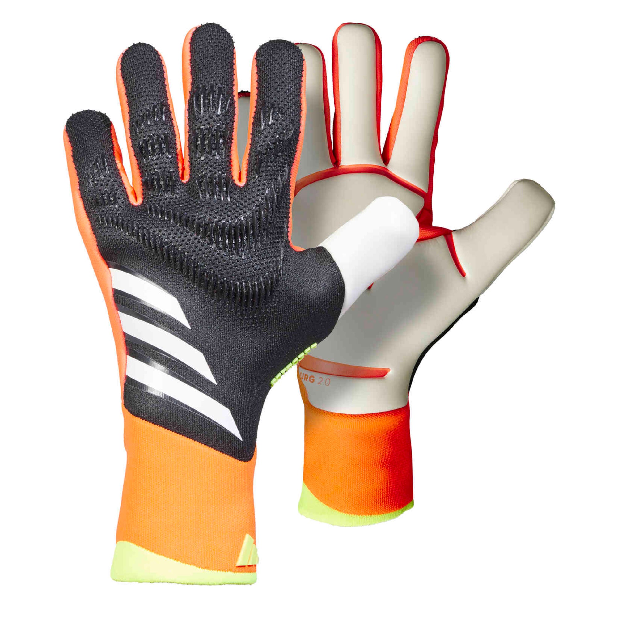 adidas Men's Predator Pro Goalkeeper Gloves Black/Orange/White、mySite、noshort
