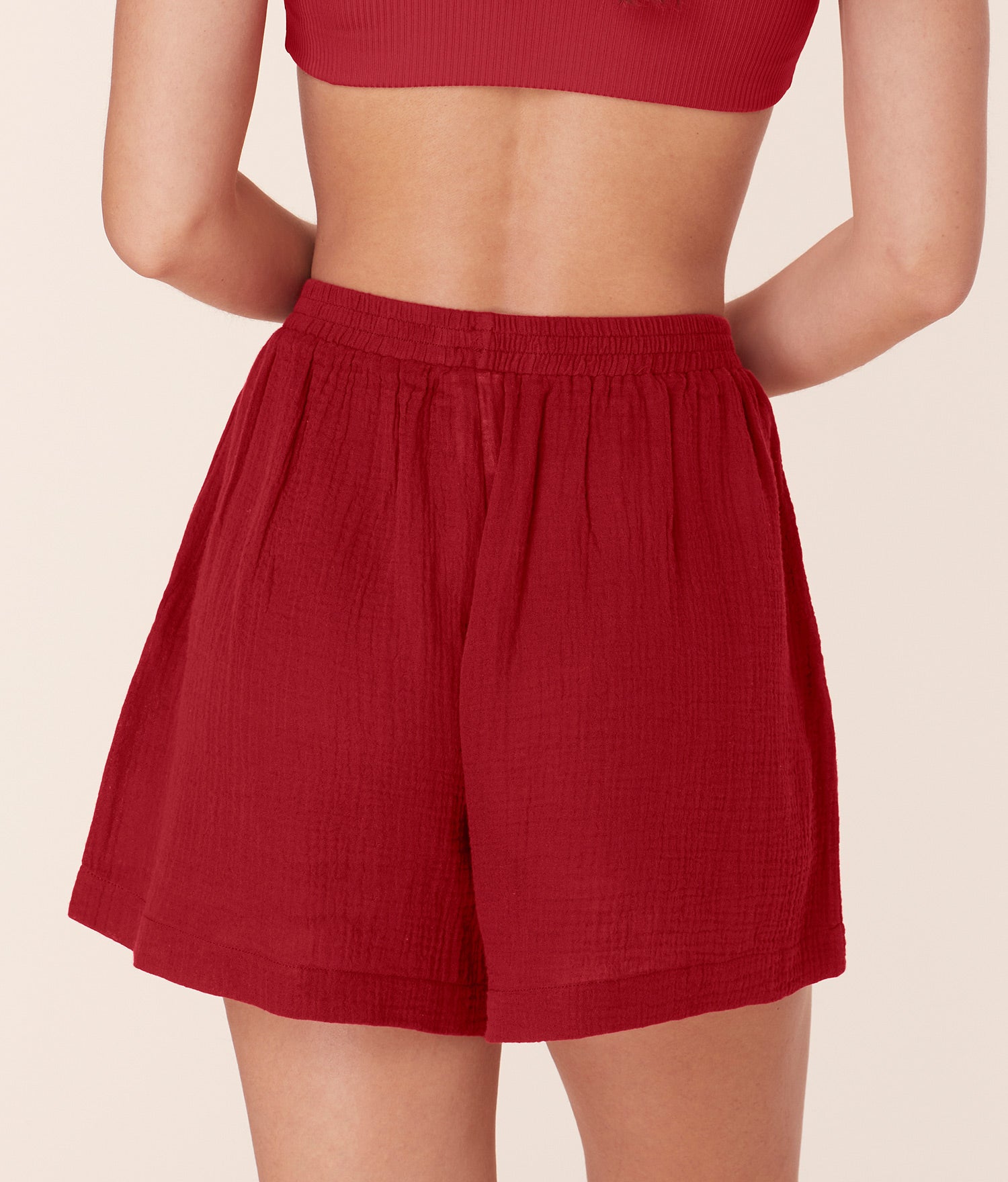  The Mullins Short - Cotton Gauze - Flame、mySite、ashleygrahame