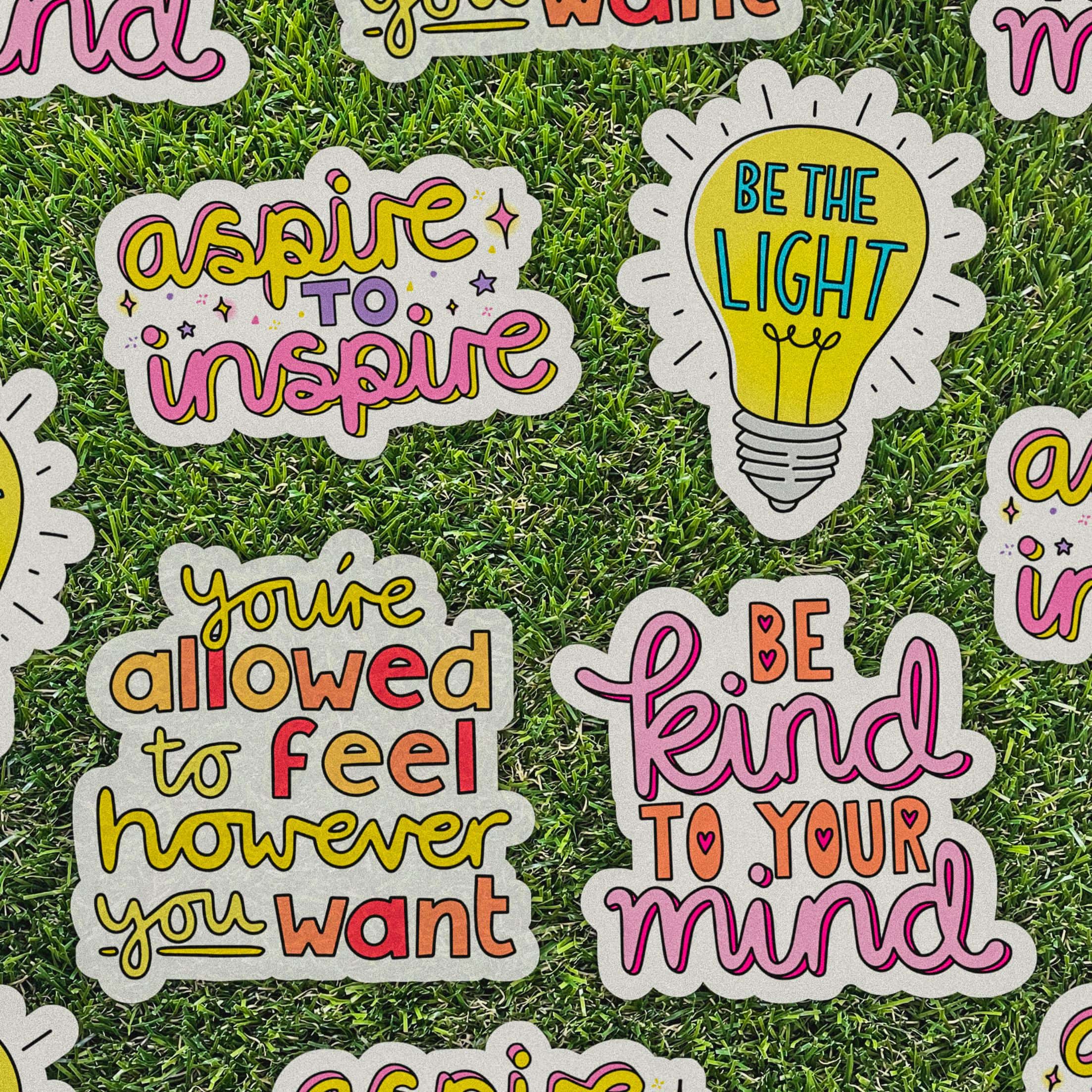  Positivity Sticker 4 Pack、mySite、elrpsem3k