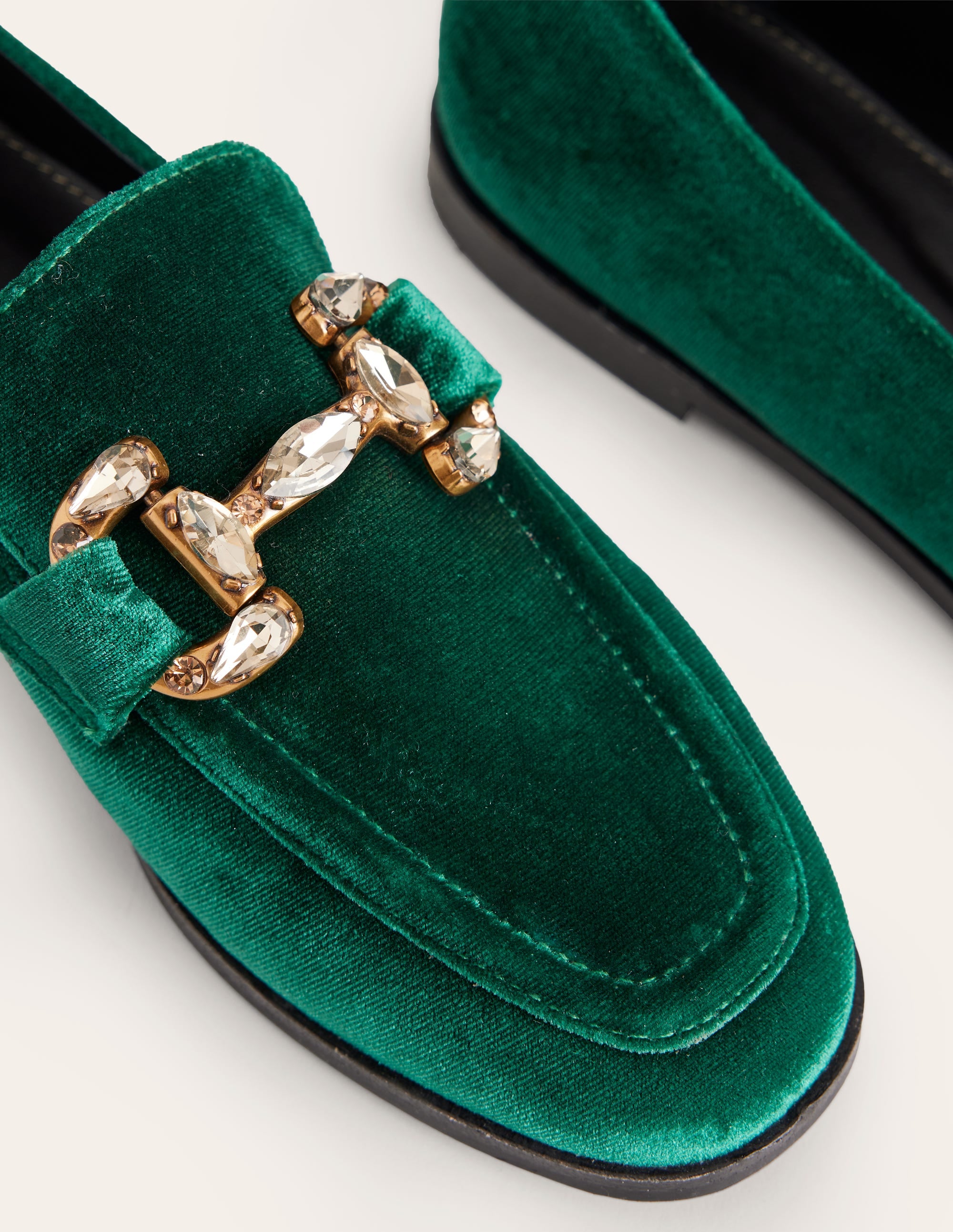  Iris Jewelled Snaffle Loafers-Glade Velvet、mySite、ashleygrahame