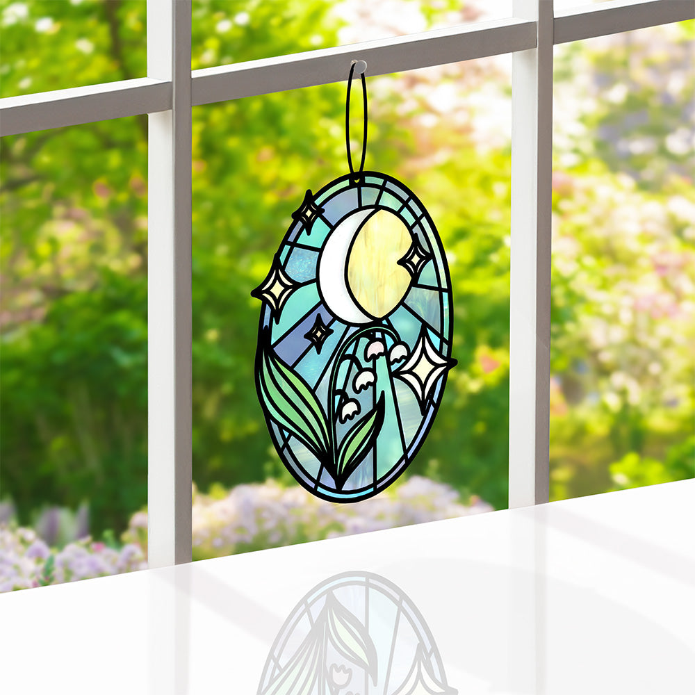 Shine Bright Twilight Bloom Suncatcher Card、mySite、solidvoid