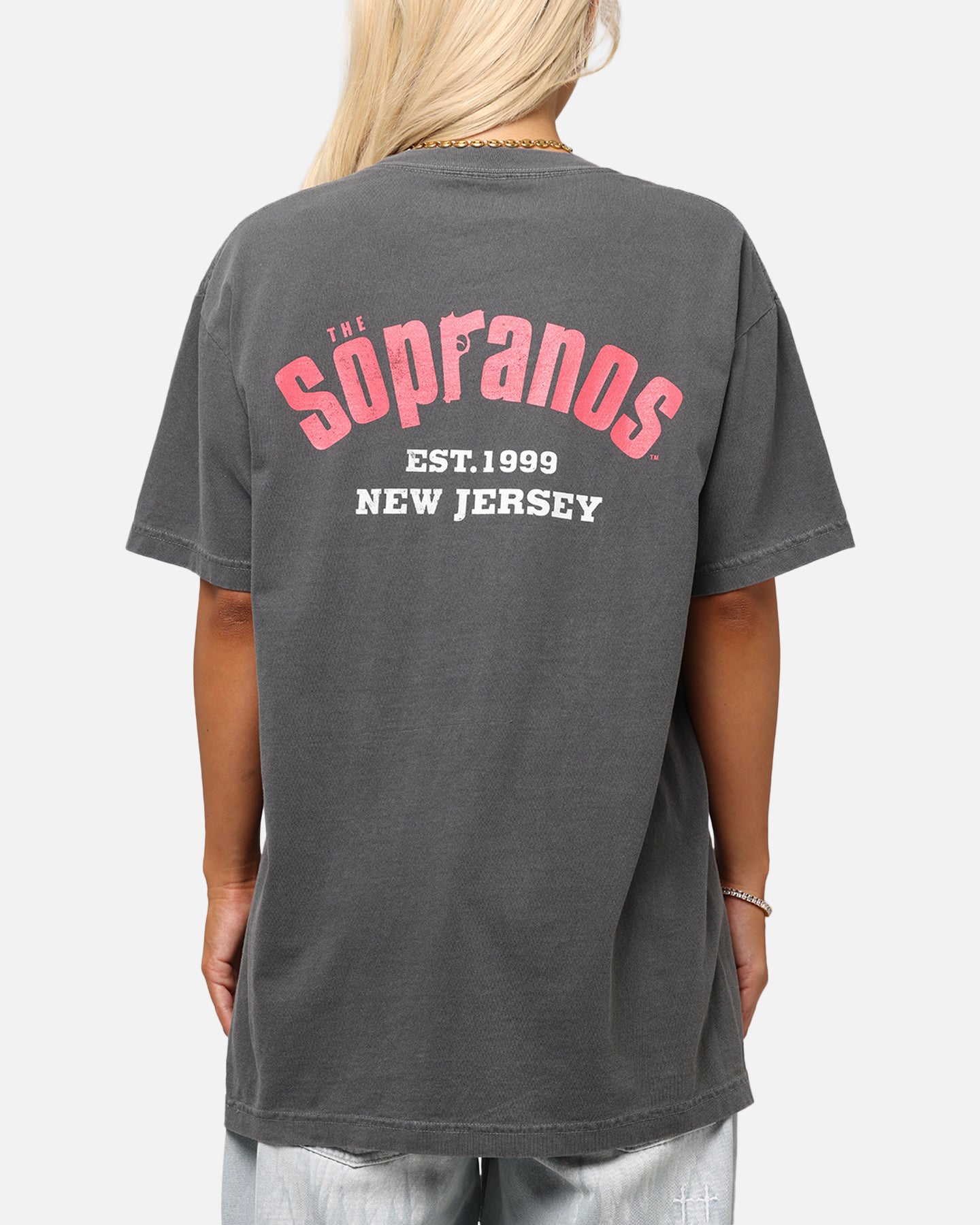 The Sopranos Post Established 1999 Vintage T-Shirt Faded Black、mySite、zt4zffjzw