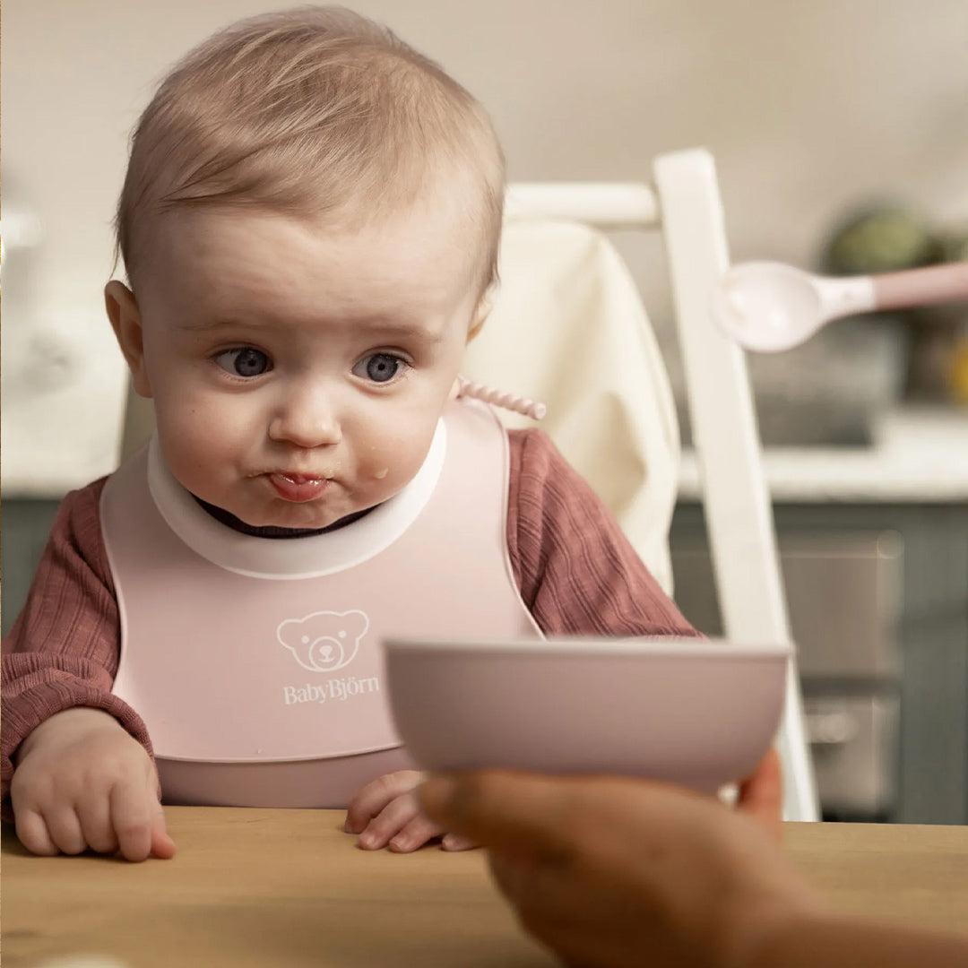  BabyBjörn Baby Feeding Set 3 pcs - Powder Pink、mySite、merchandisen