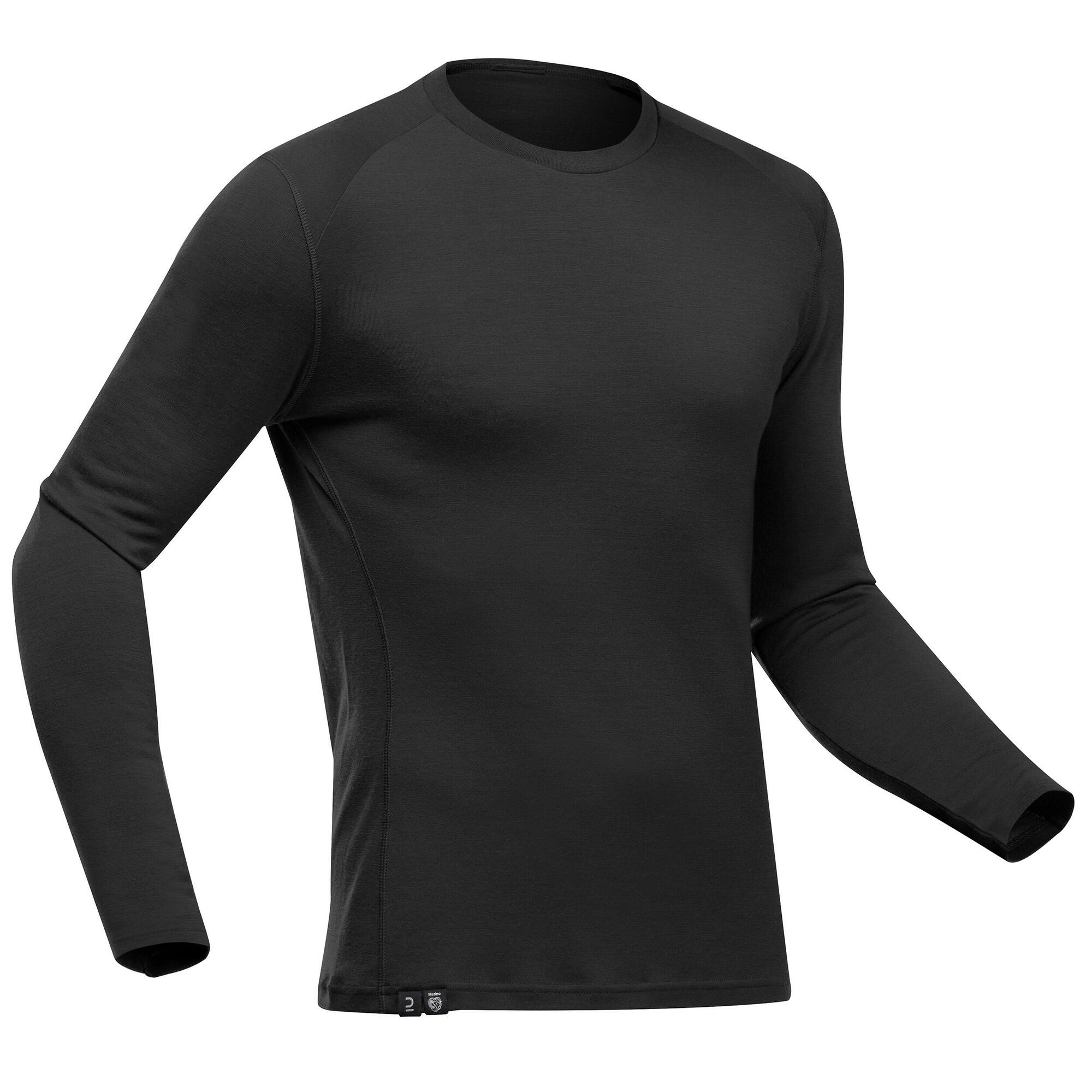 Forclaz Men's MT500 Long-sleeve 100% Merino Wool T-shirt
